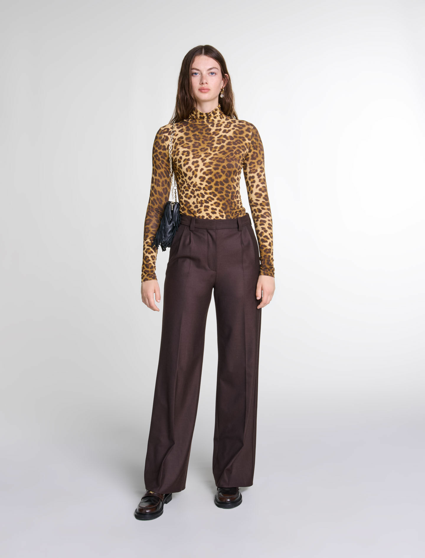 Pull imprimé léopard