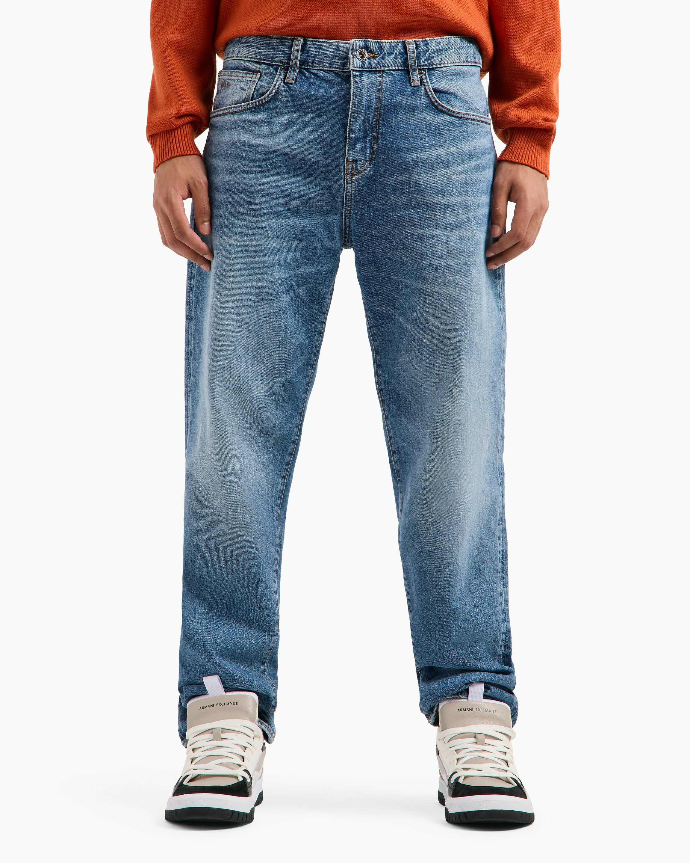 Pantalon 5 poches - denim indigo