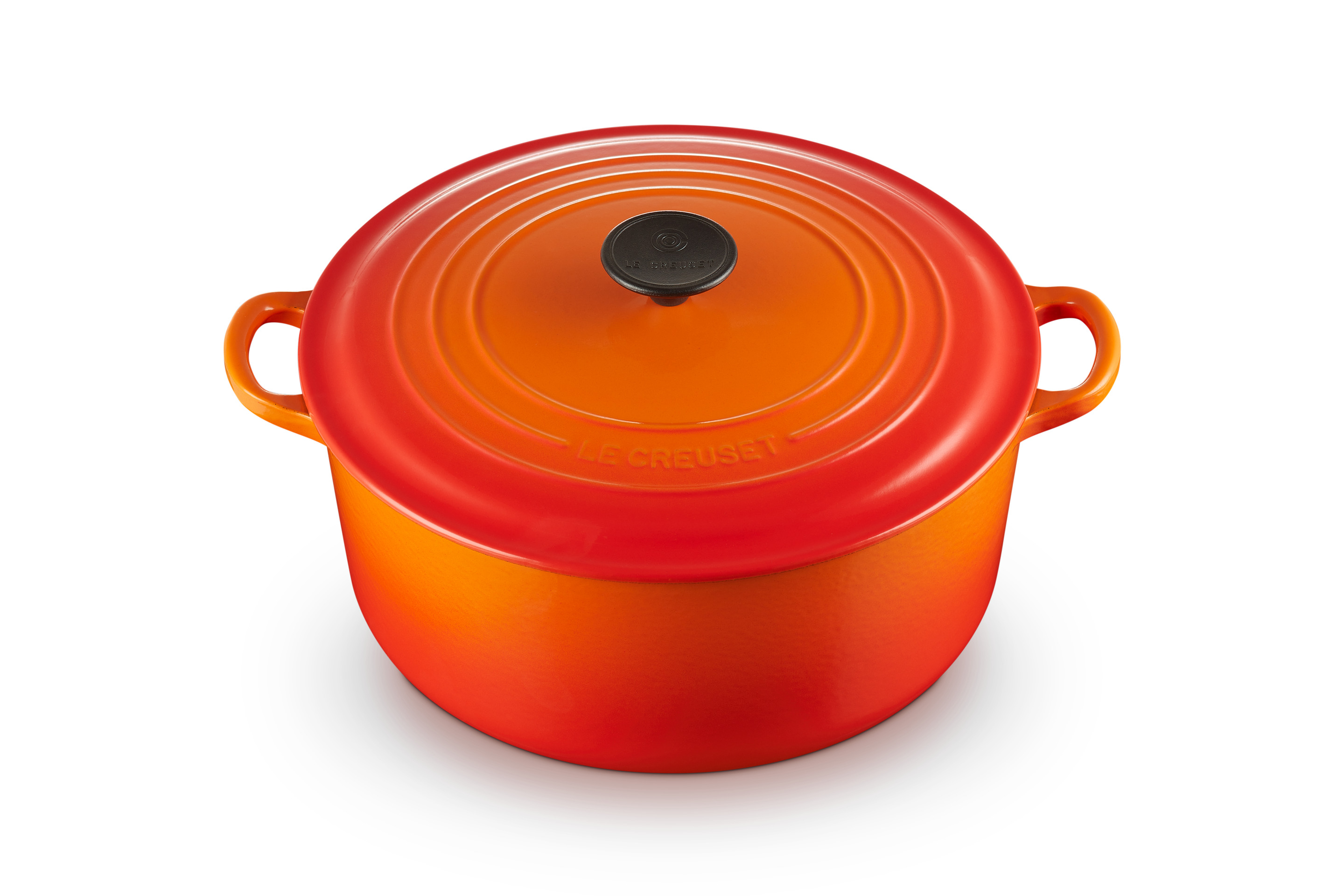 Cocotte ronde 28cm en fonte émaillée volcanique*