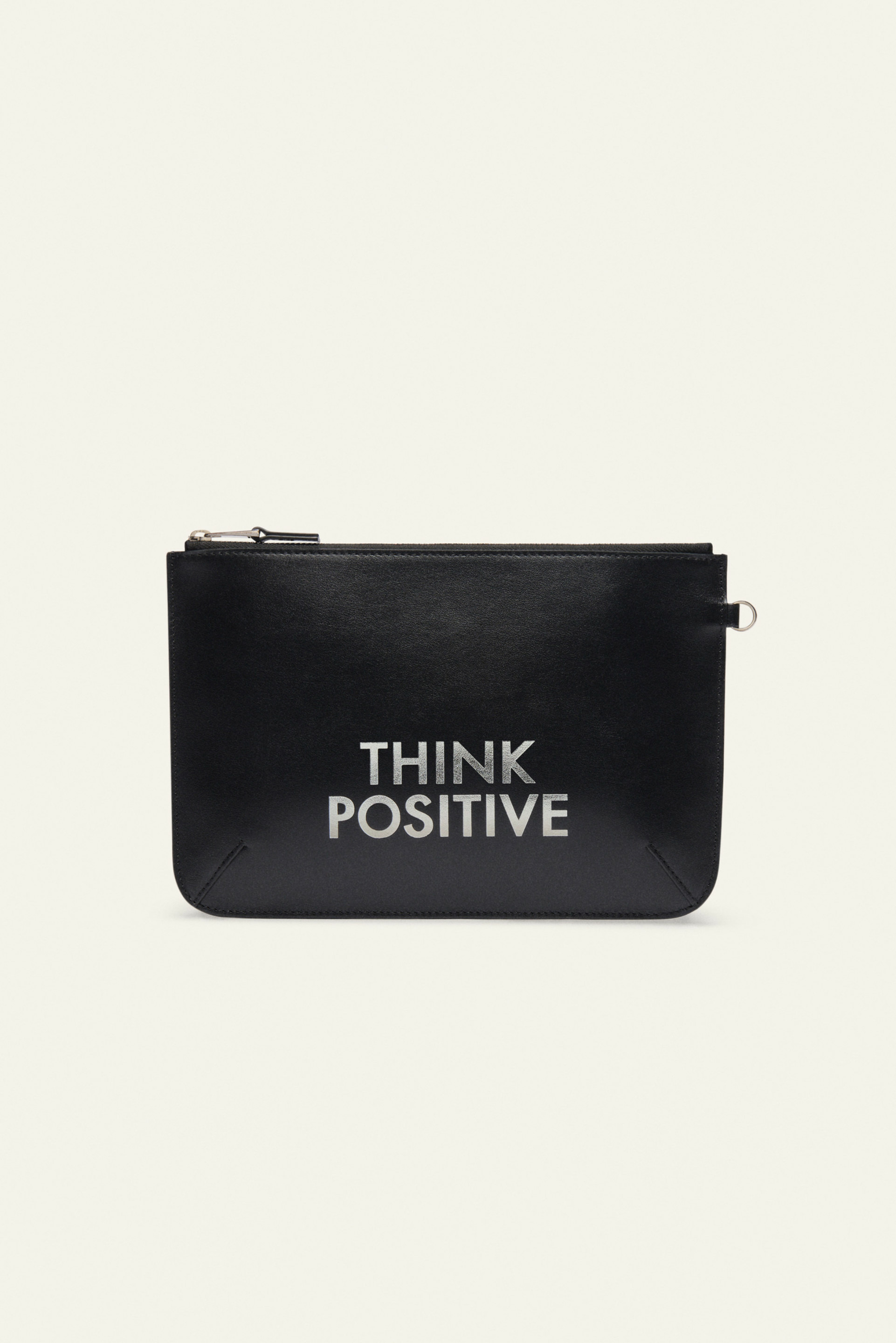 POCHETTE CUIR THINK POSITIVE