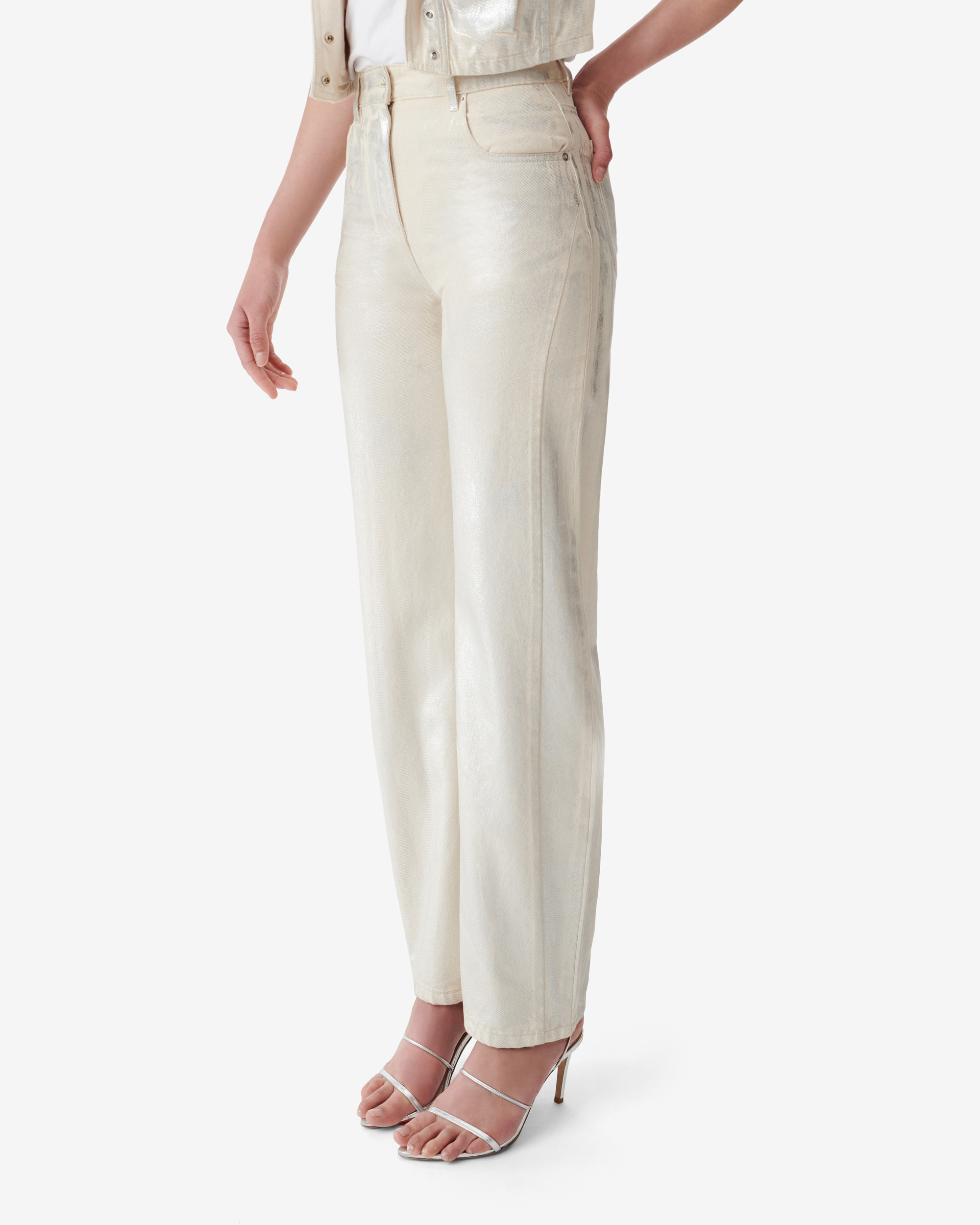 Jean Finition Argentée Chandra