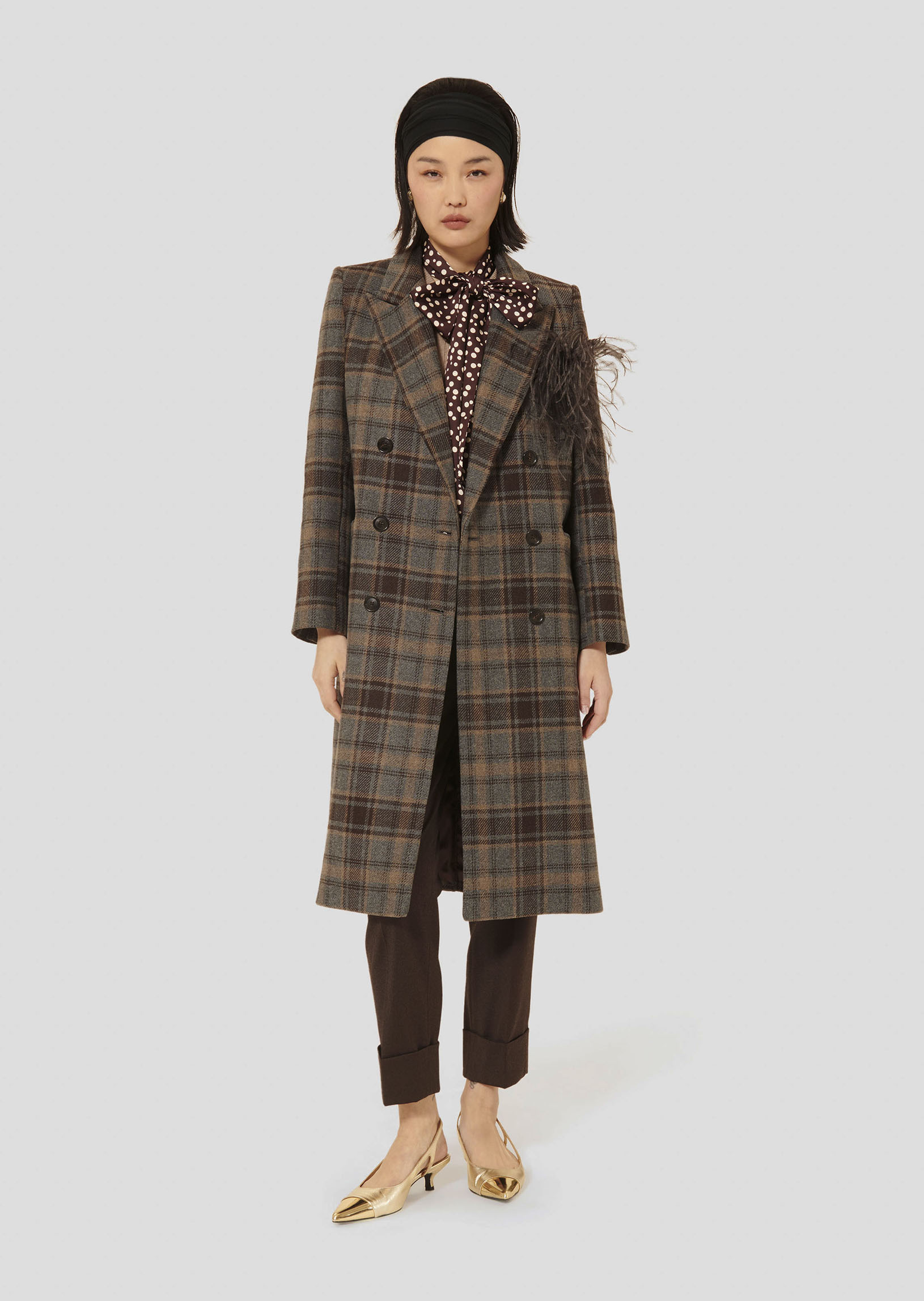 Manteau Malice-Fauve en Laine