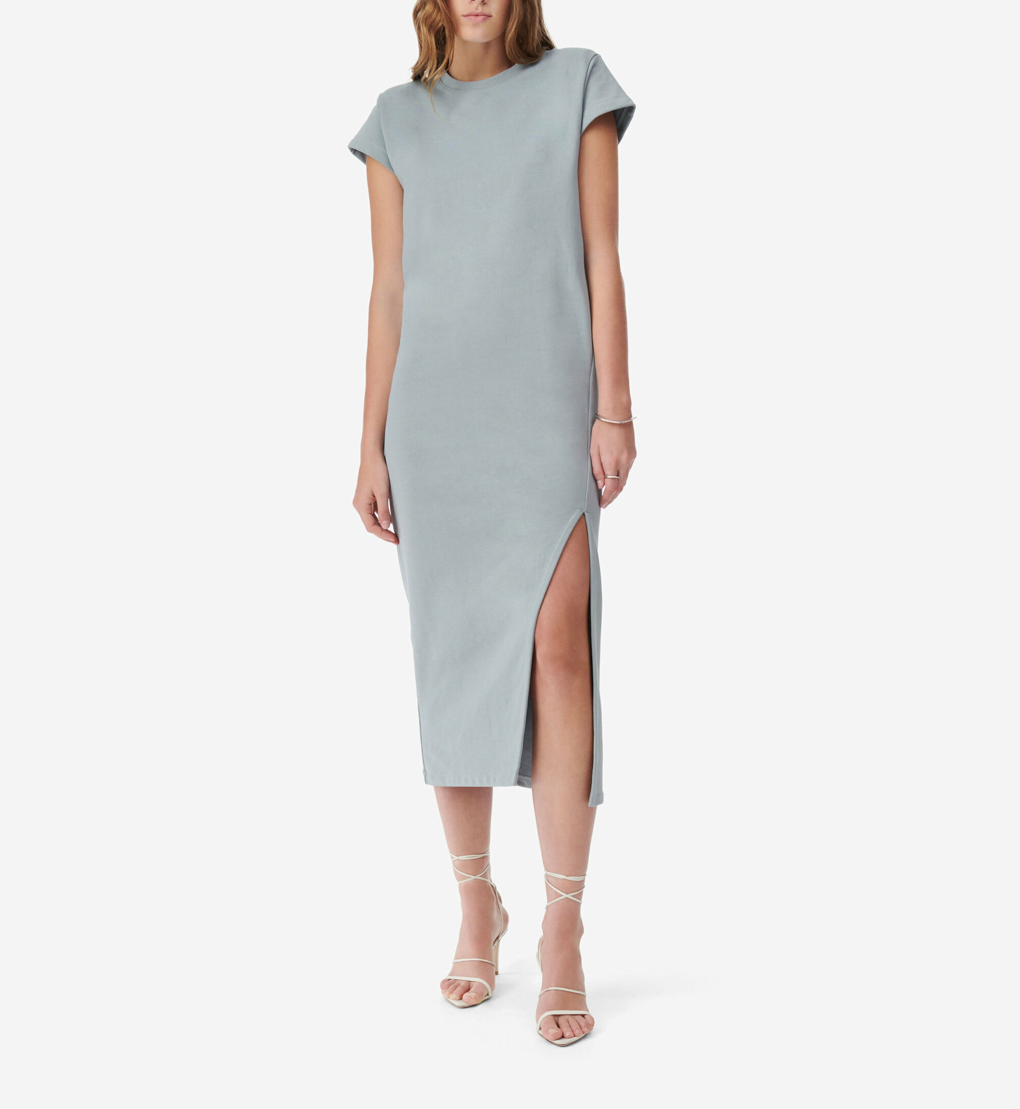 Robe T-Shirt À Fente Athenie