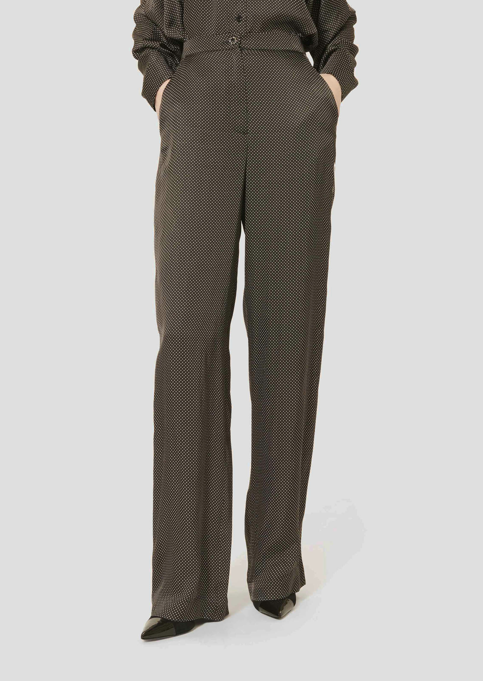Pantalon Porticcio-Charcoal en Viscose Ecovero