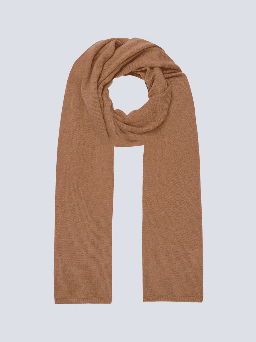 Echarpe rectangle cachemire Violeta FAUVE