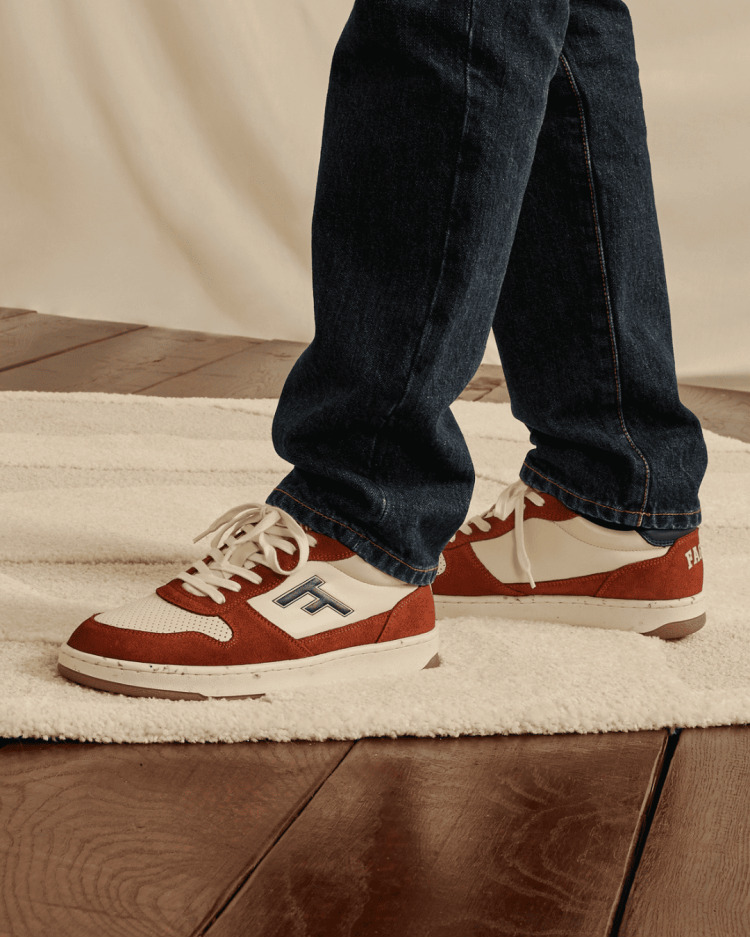 Baskets écrues & marrons