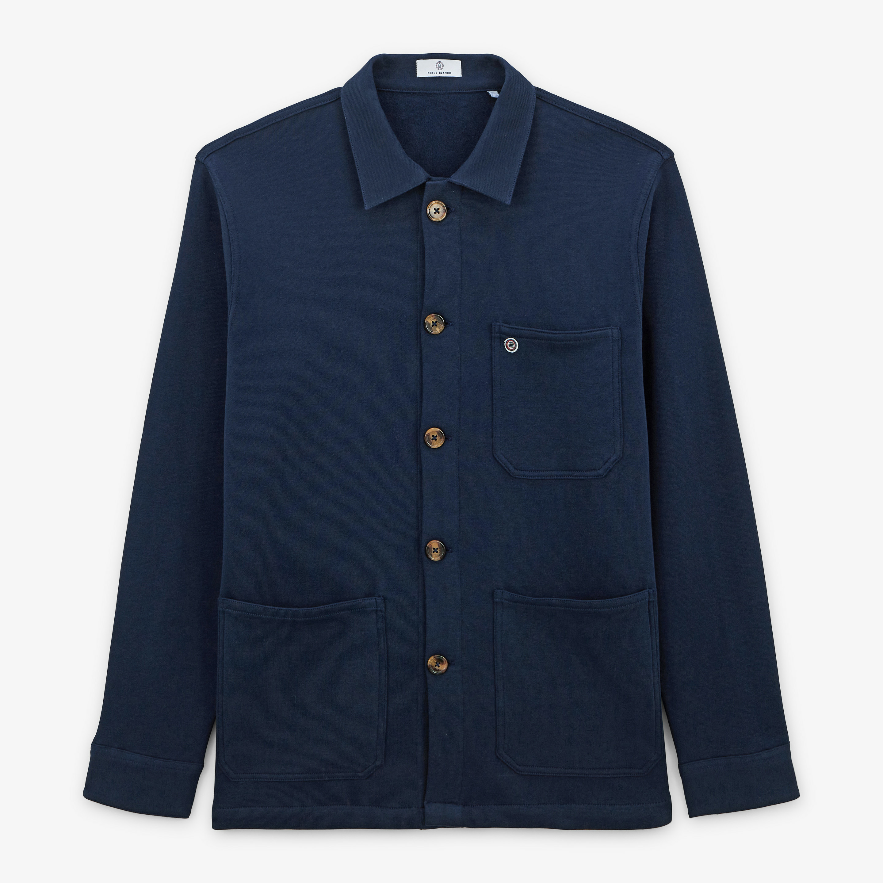 Veste Dave en molleton bleu marine