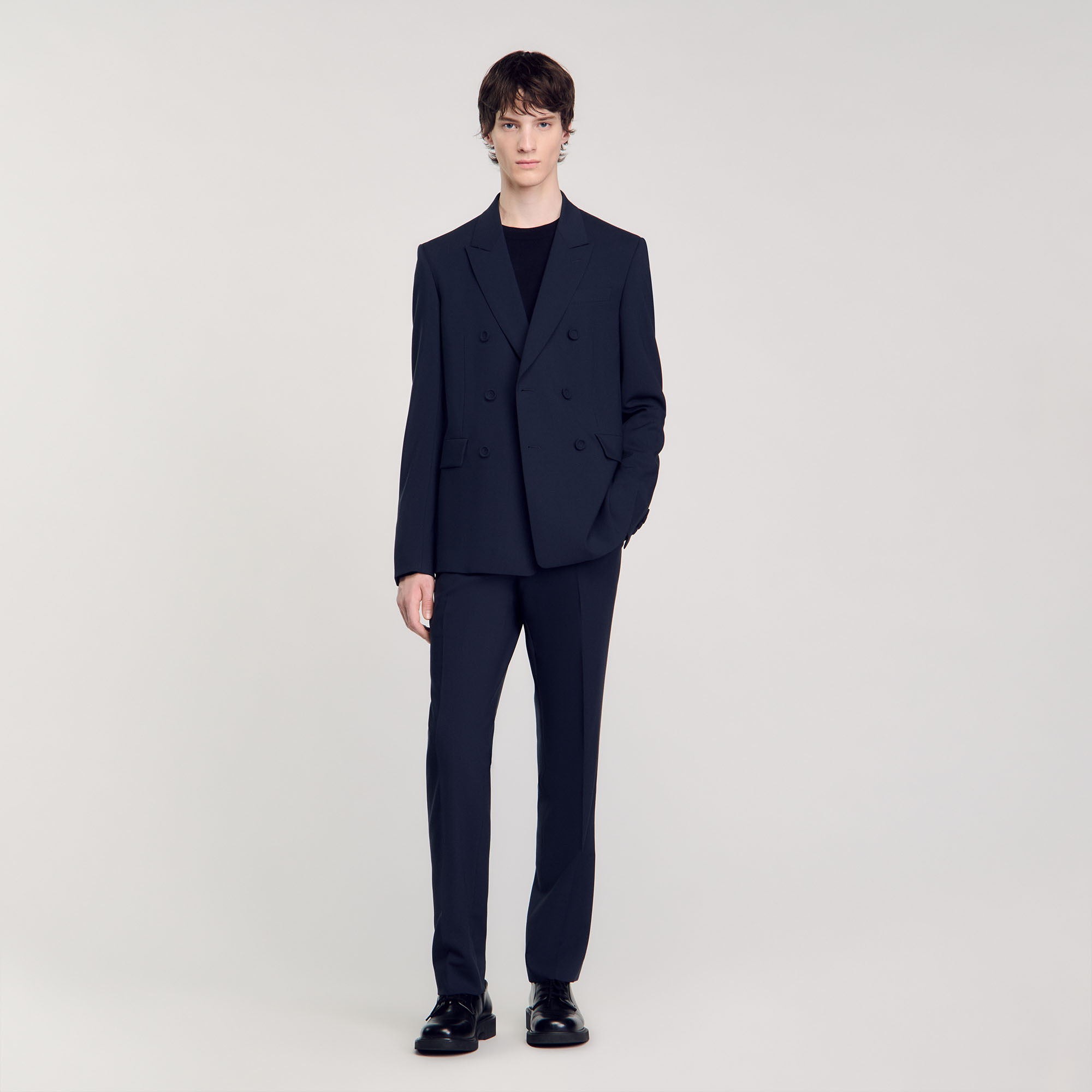 Veste de costume croisée