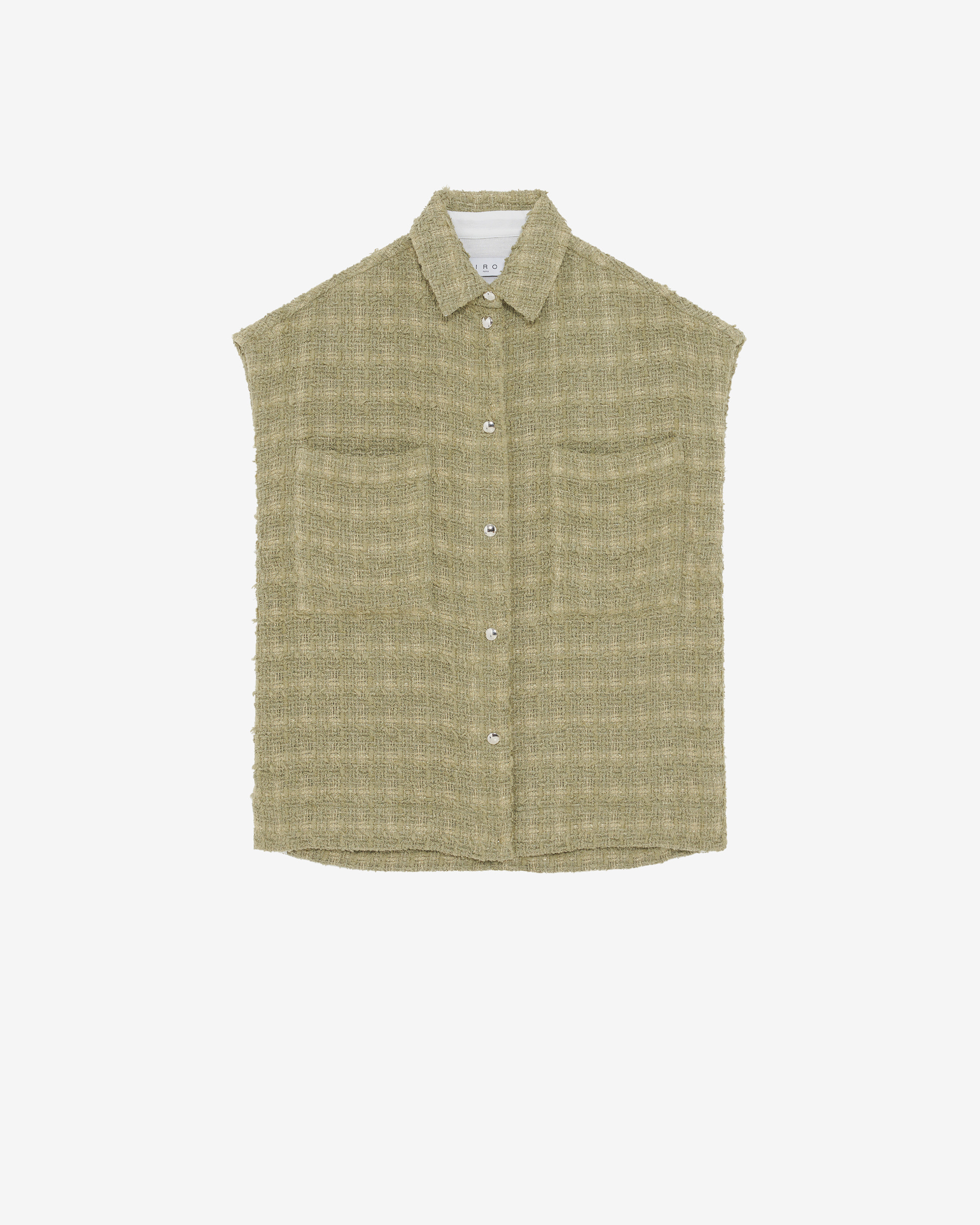 Surchemise Sans Manche En Tweed Rua