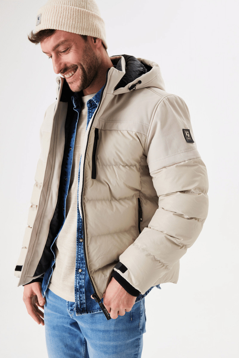 Men Coat White