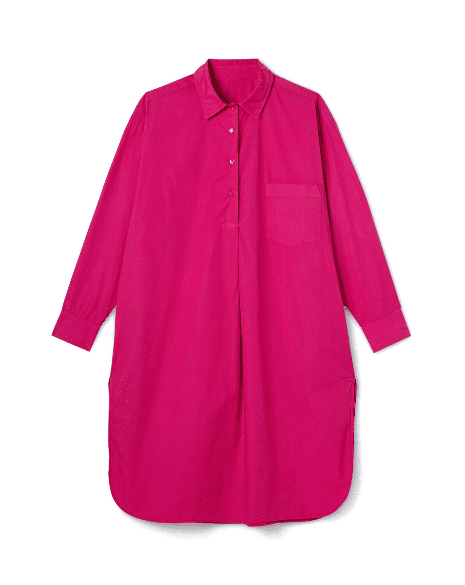 Robe chemise en popeline - Femme - ROSE TAMARIS