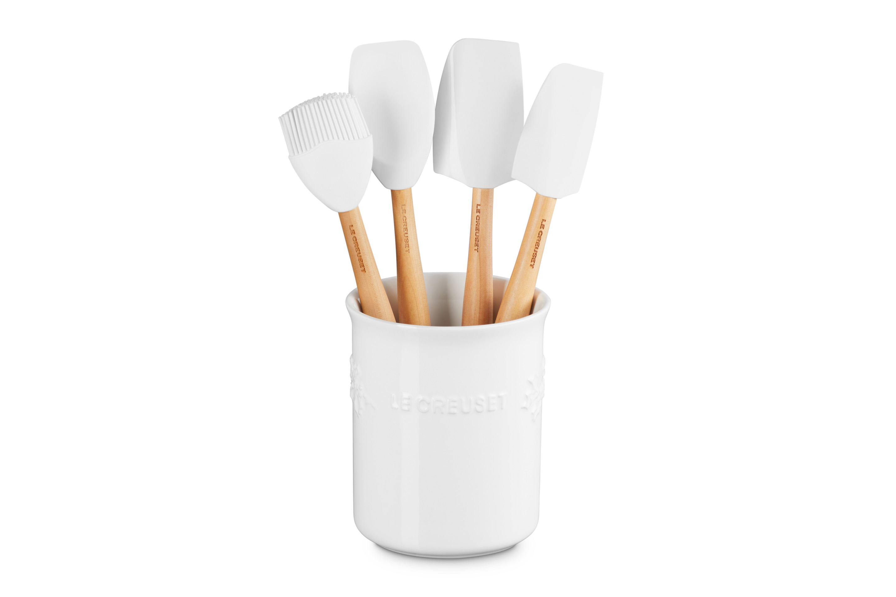 Set pot à ustensiles Collection Holly et 4 Spatules