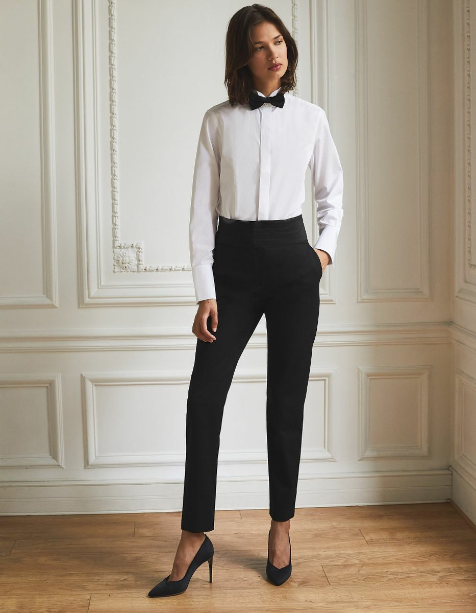 Chemise Sofia en popeline blanche