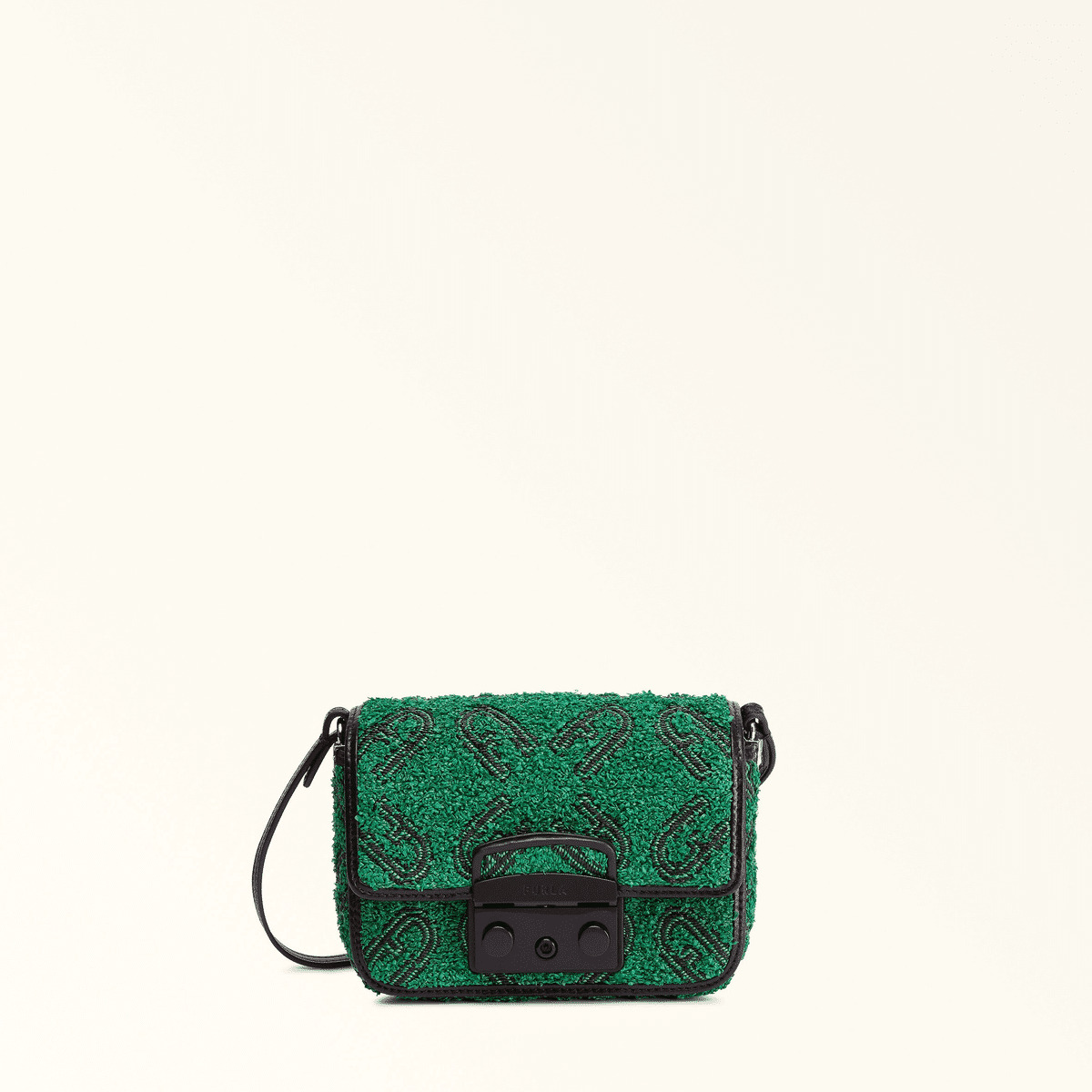 METROPOLIS MINI CROSSBODY - TESSUTO RAFIA ARCO