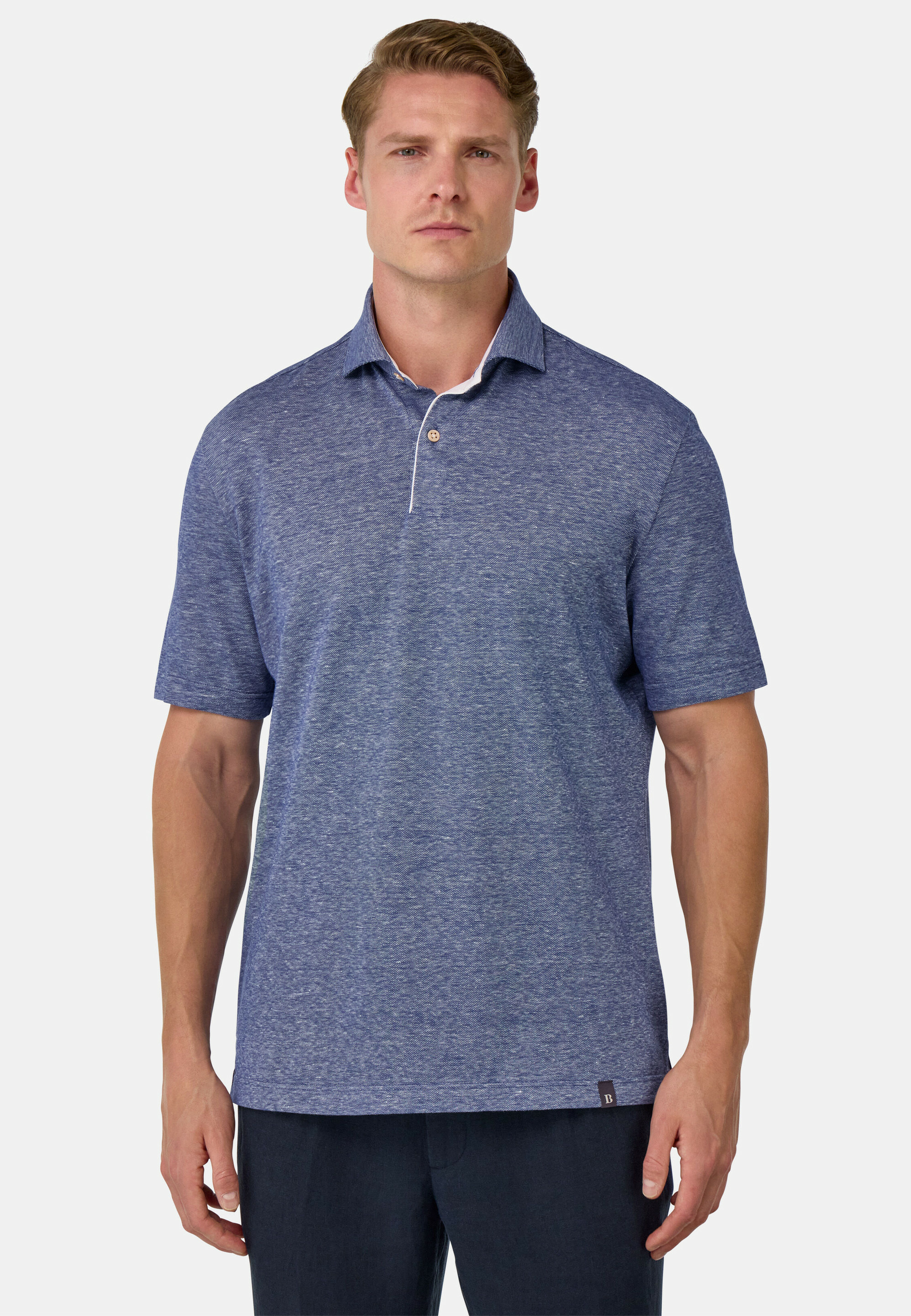 Polo En Piqué De Coton Lin.