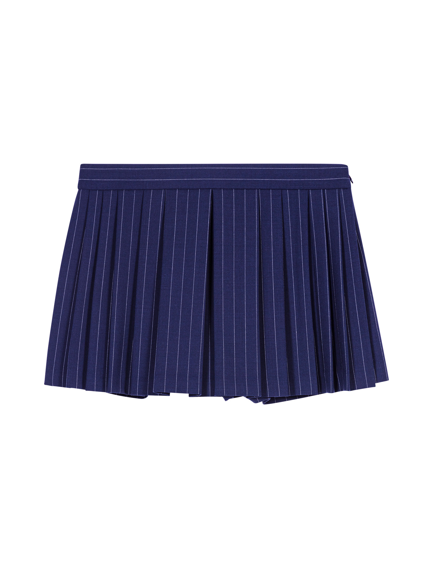 Short trompe l'œil à rayures