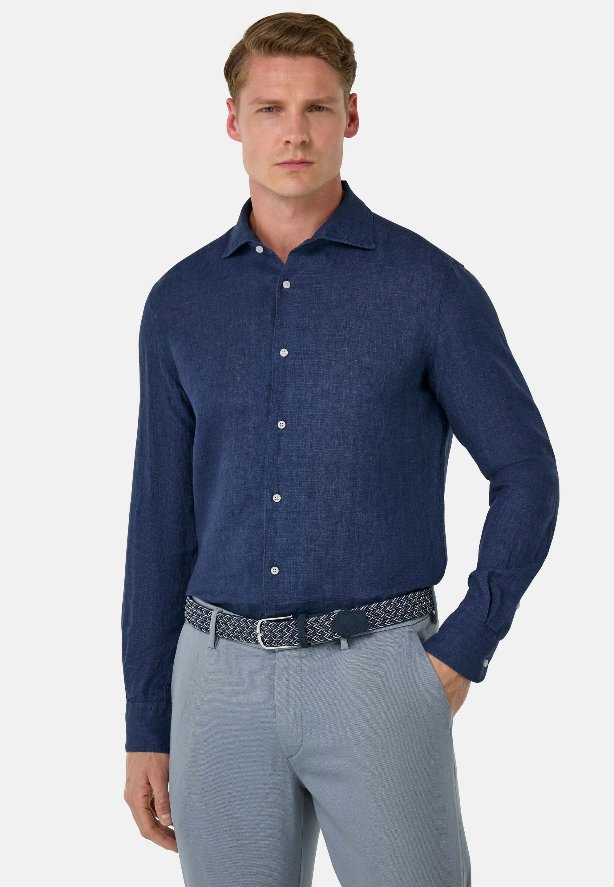 Chemise En Lin Regular Fit