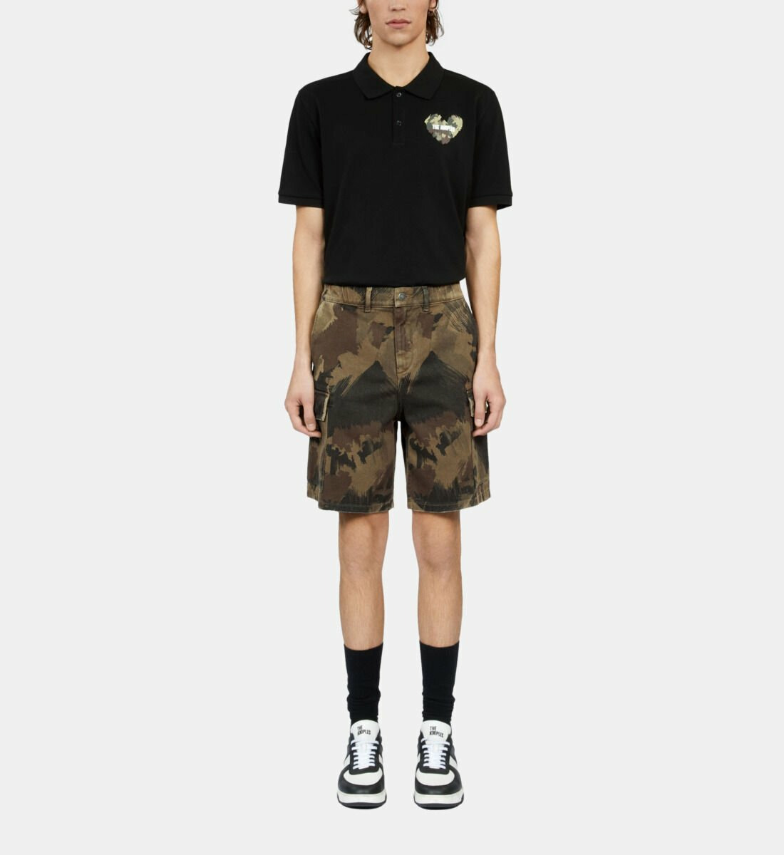 Short Cargo Camouflage Homme