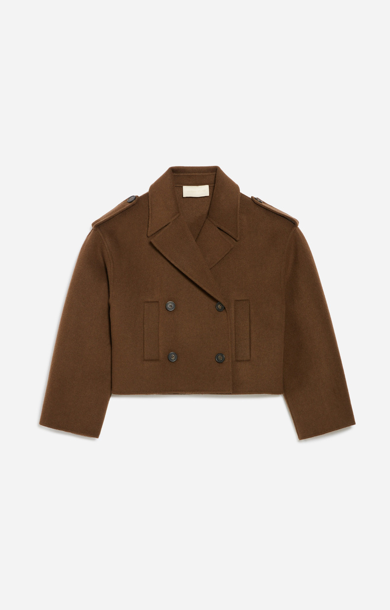 Manteau Beran En Laine Mélangée