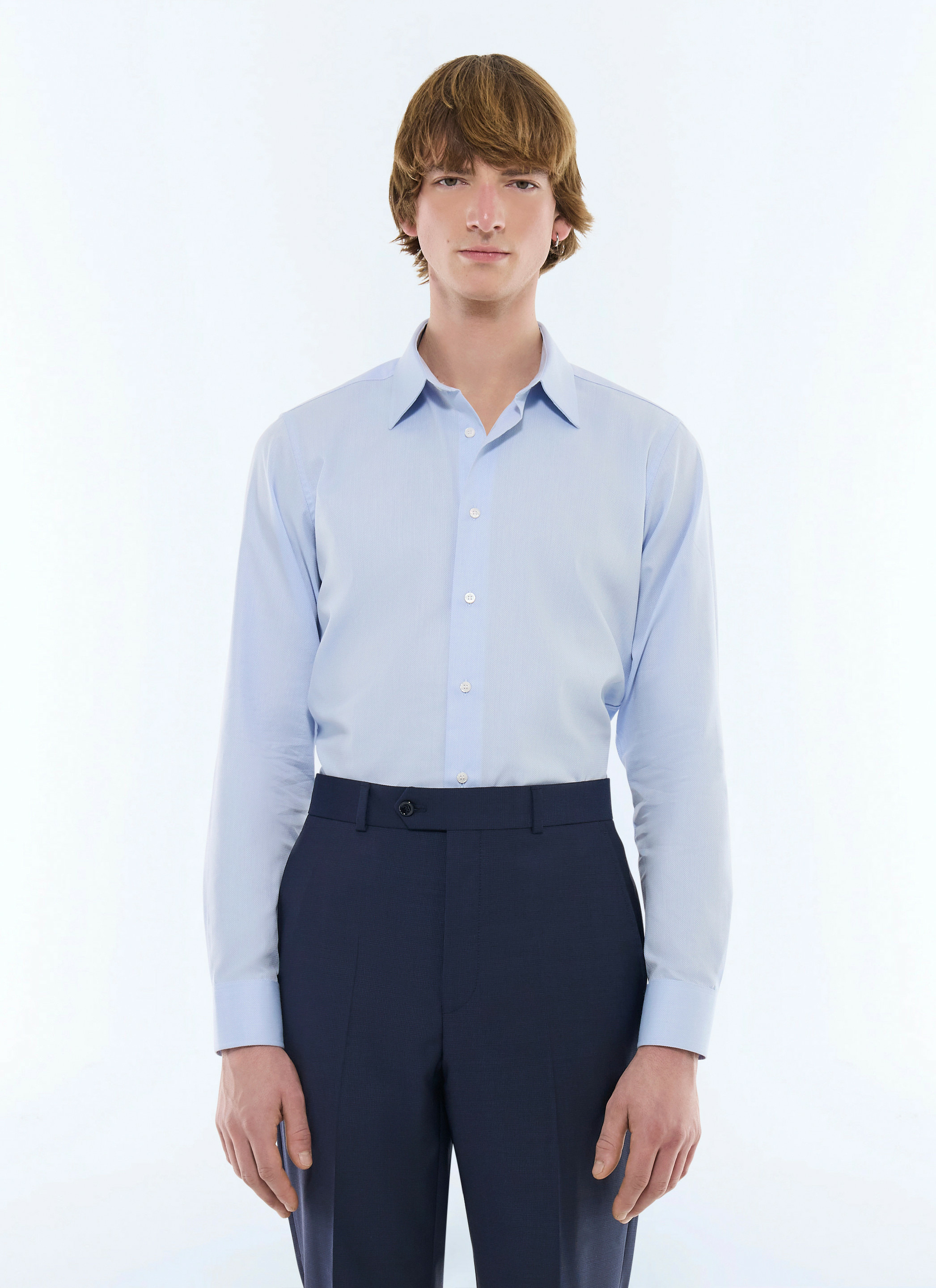Chemise en popeline de coton