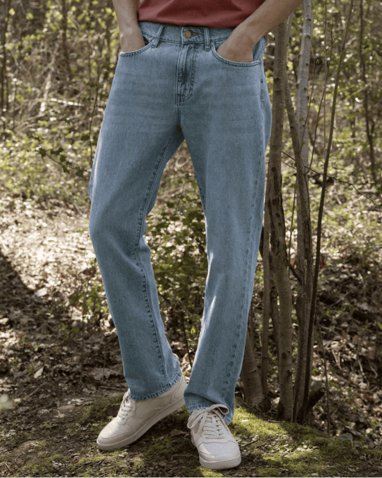 Jean light denim coupe straight