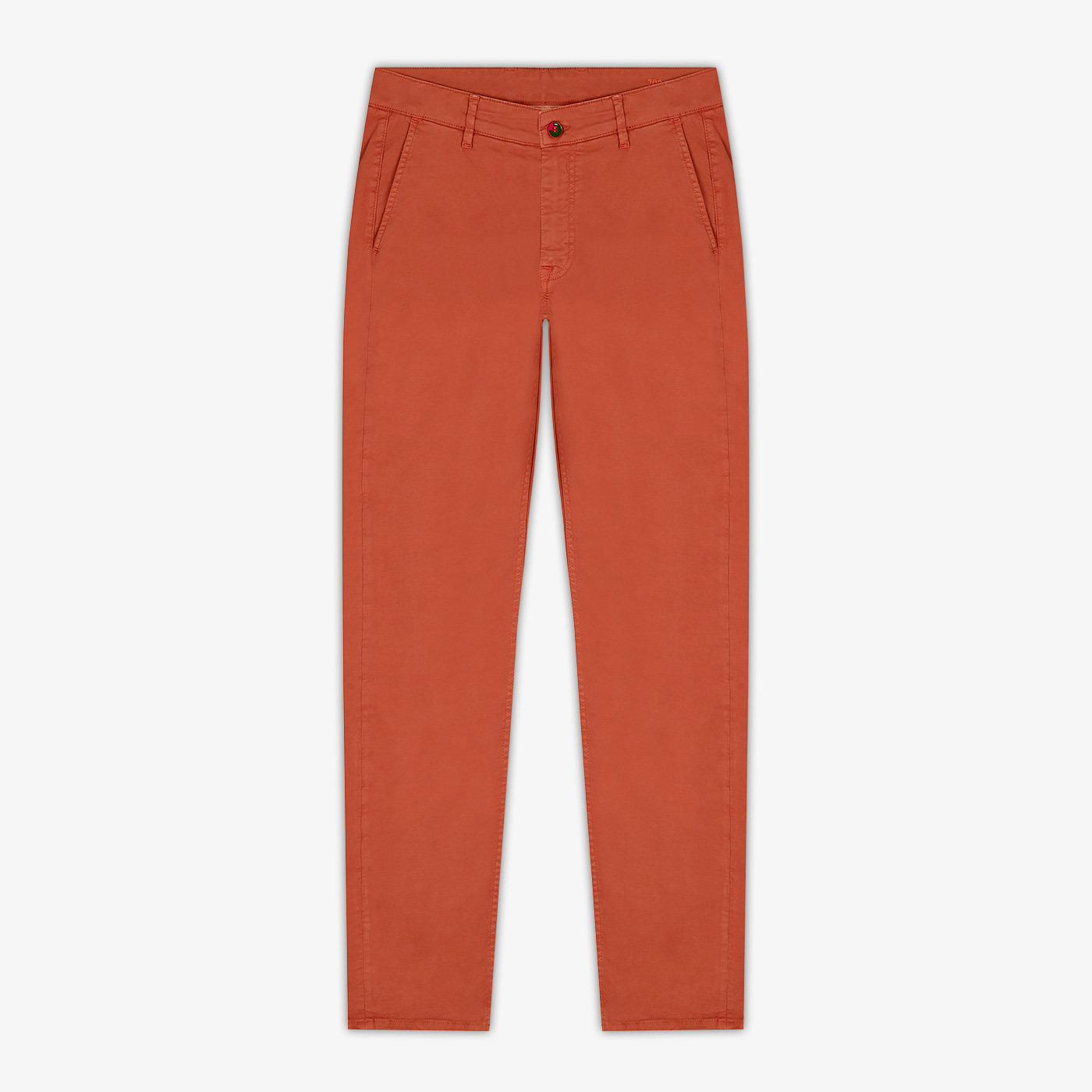 Chino 702 coupe droite courge