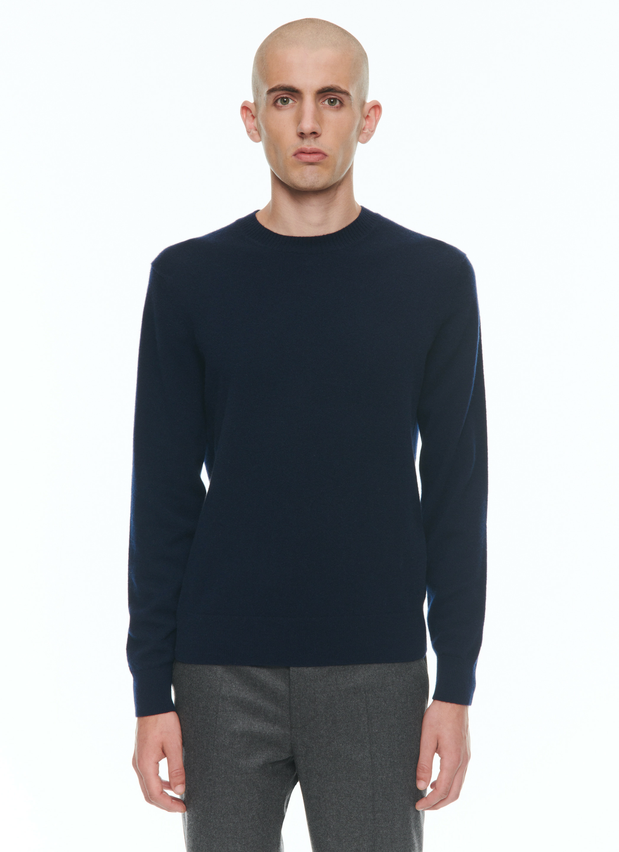 Pull col rond en cachemire
