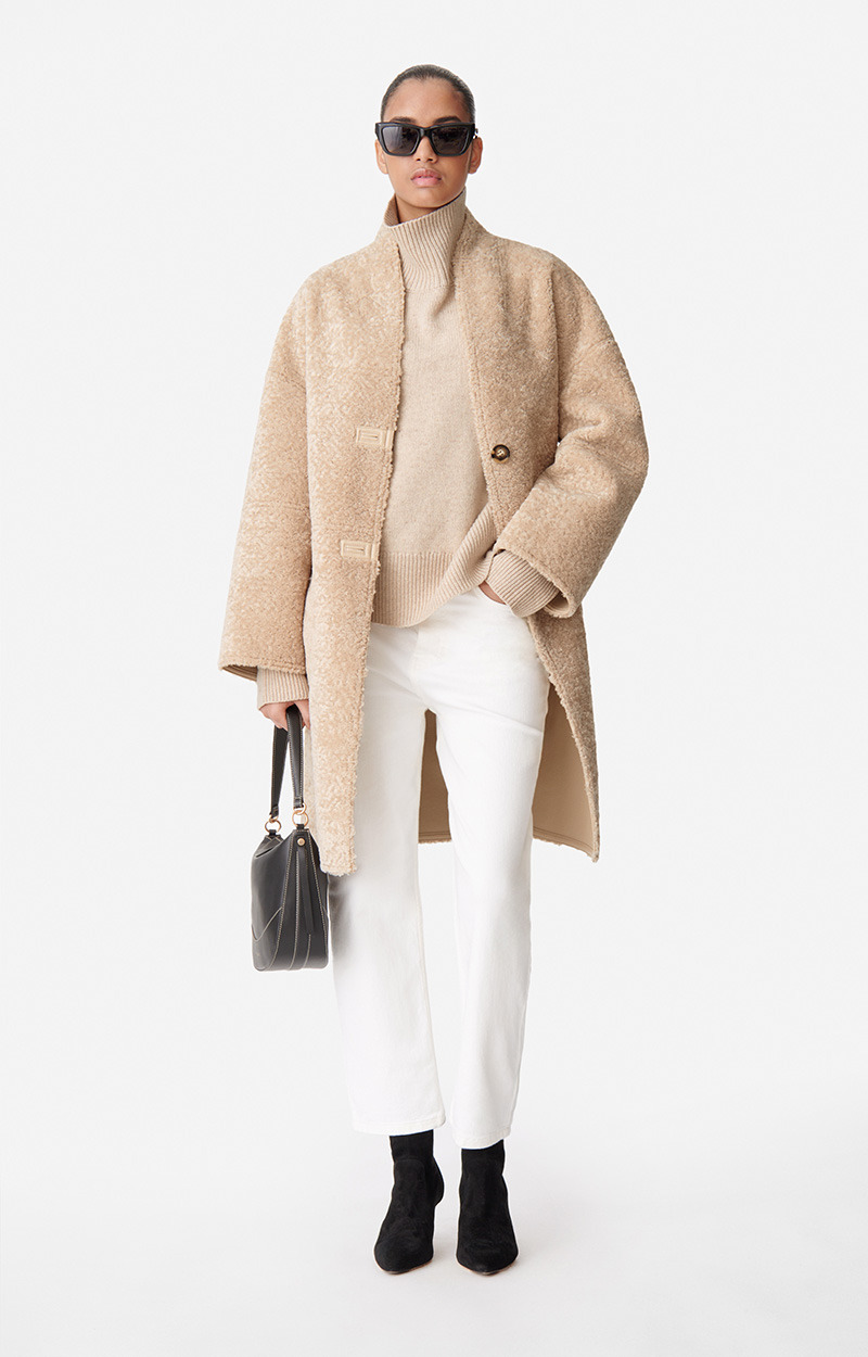 Manteau Duran En Polyester Mélangé