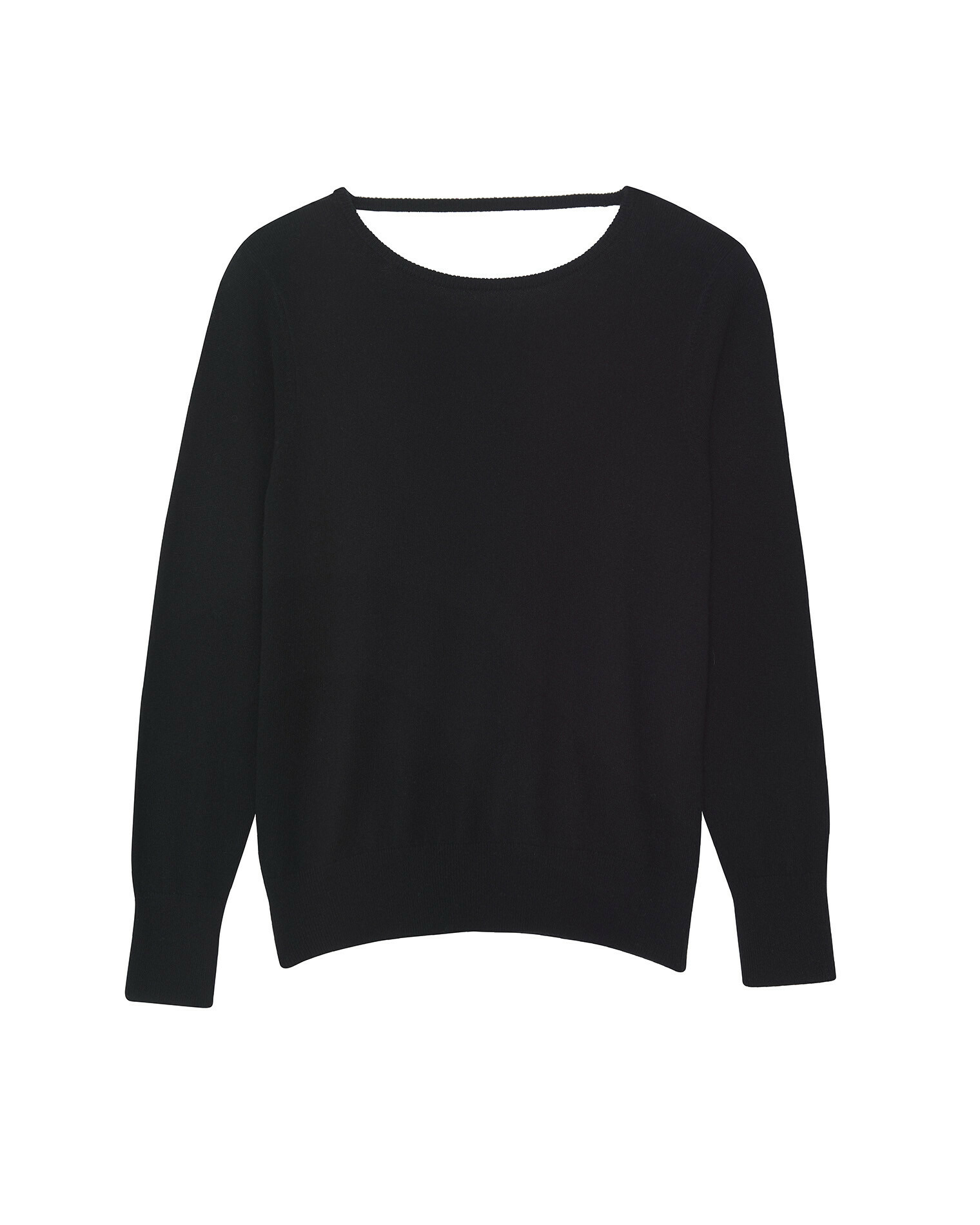 Pull Afida Pull dos nu cachemire col rond femme