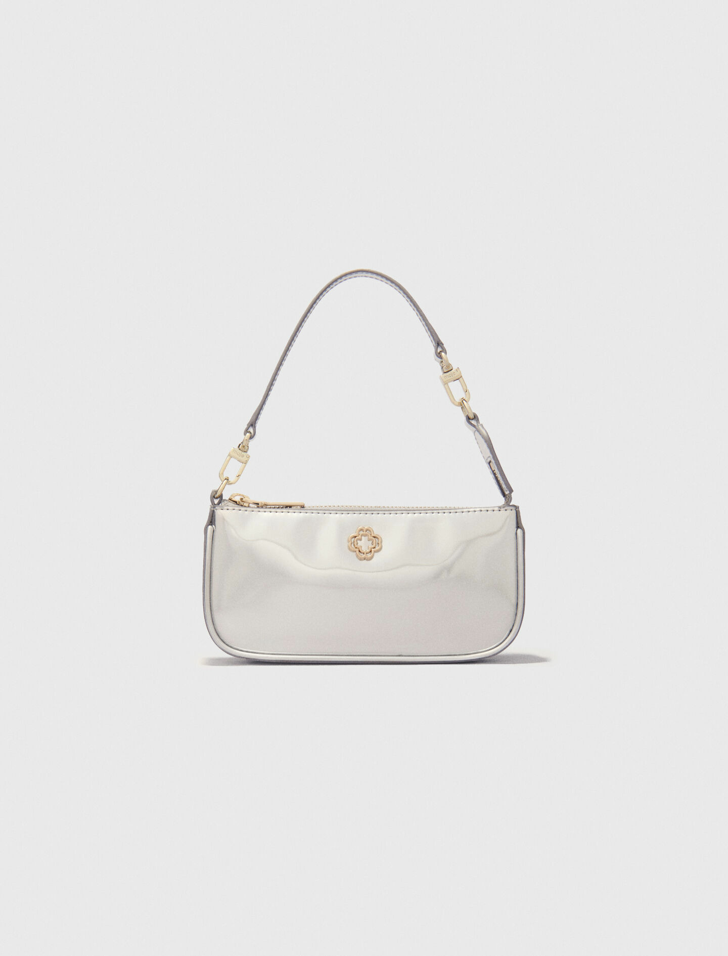 Sarah pouch en cuir miroir
