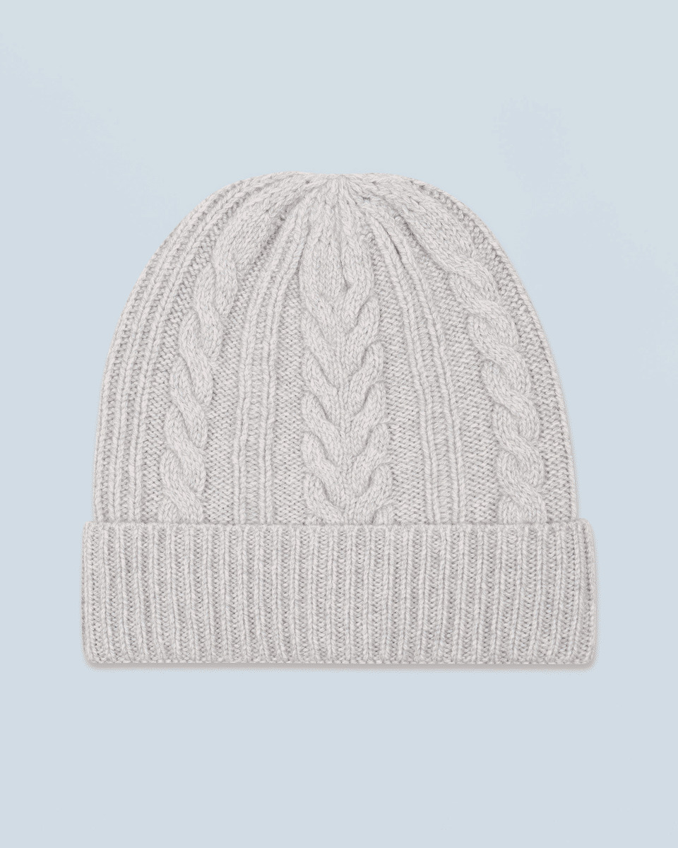 Bonnet à Revers à Torsades