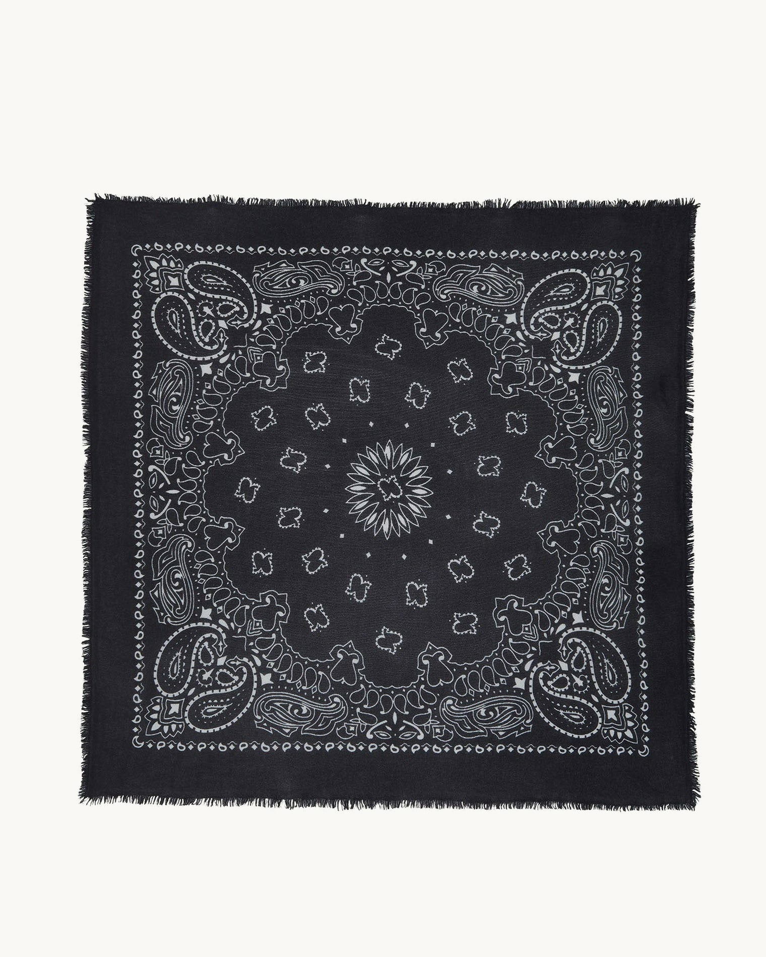Bandana Hachiko Grand Bandana Cachemire Imprimé, 2 fils