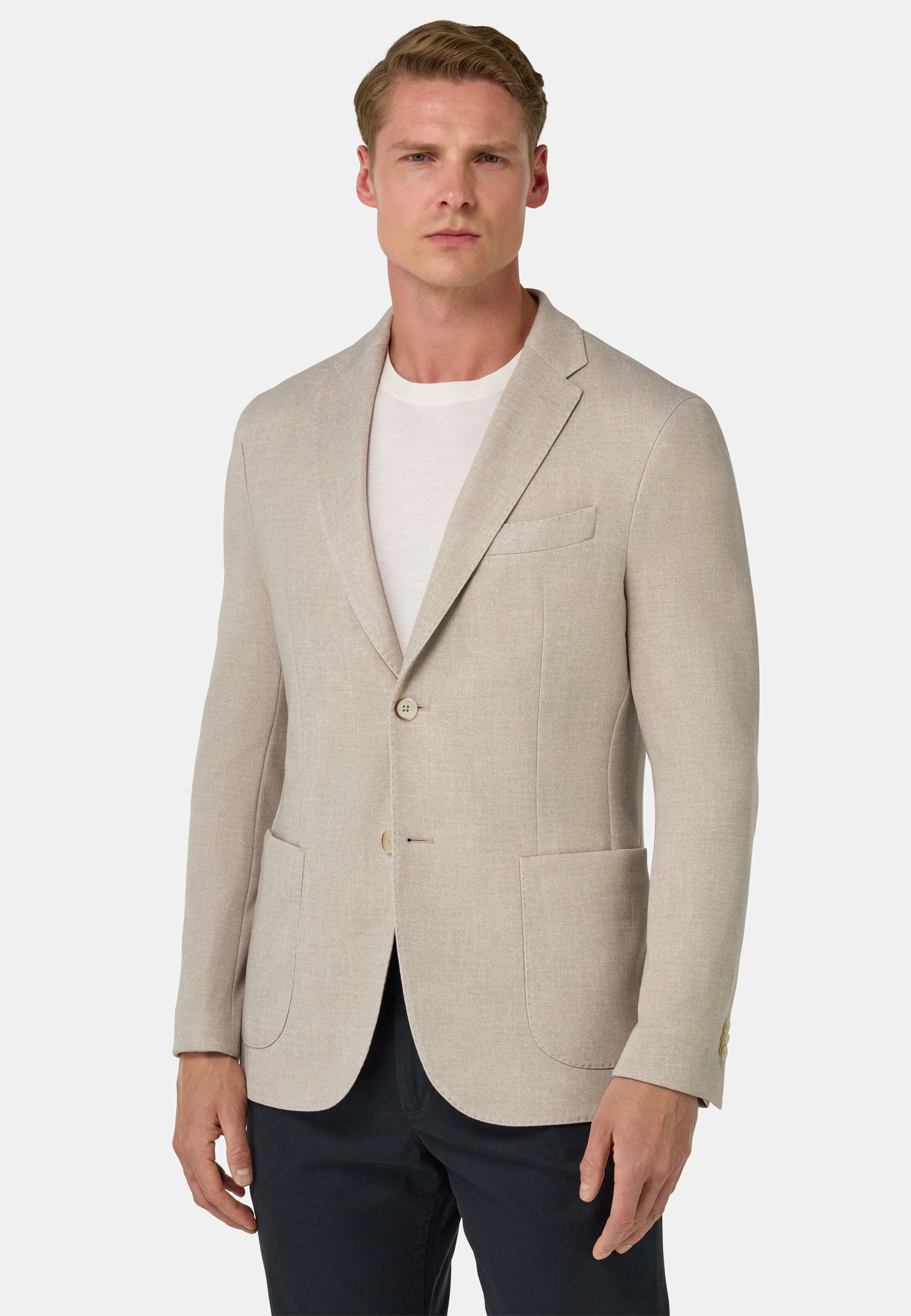 Veste Imprimée en Jersey De Coton