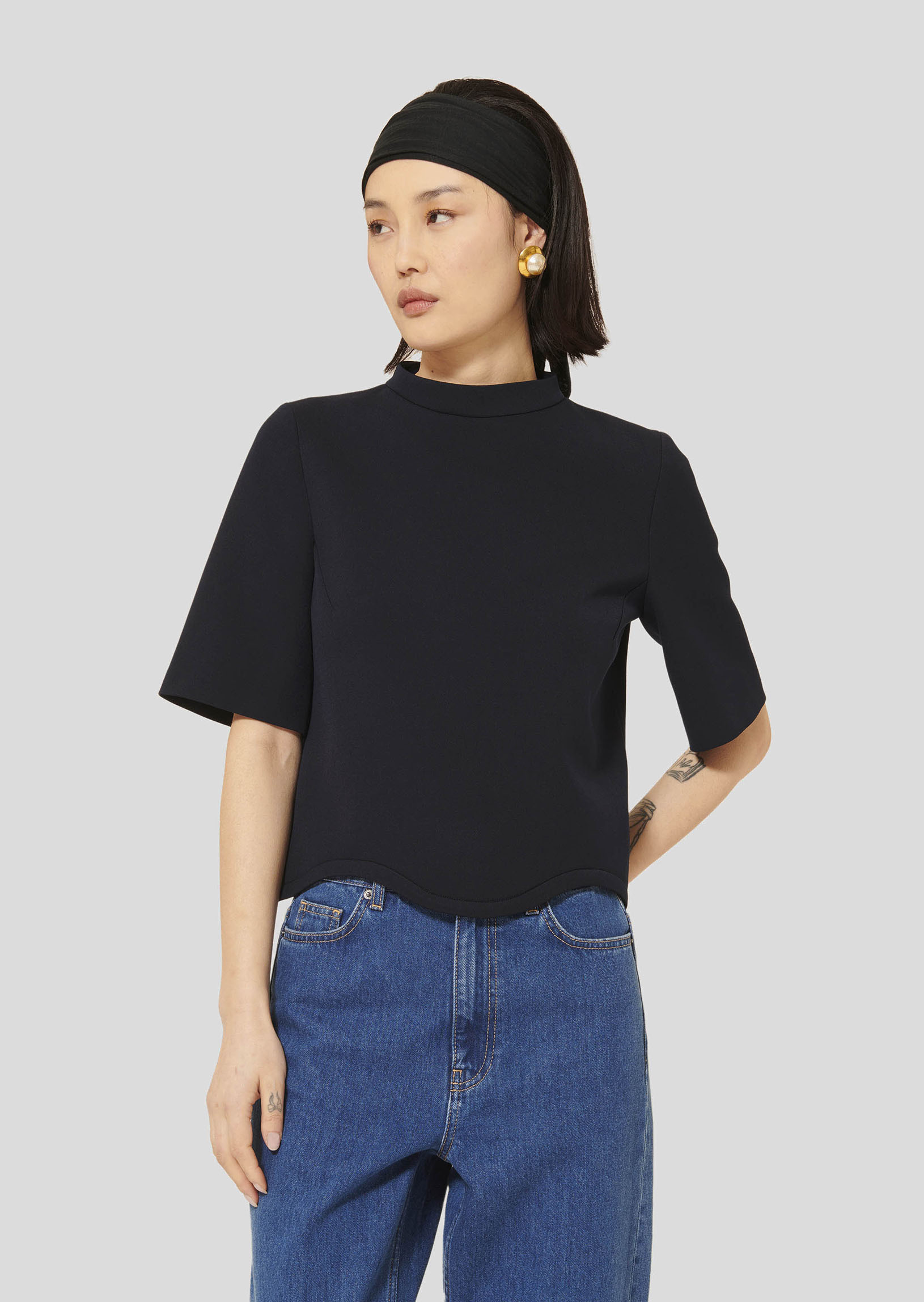 Top Tilda-Nuit en Polyester