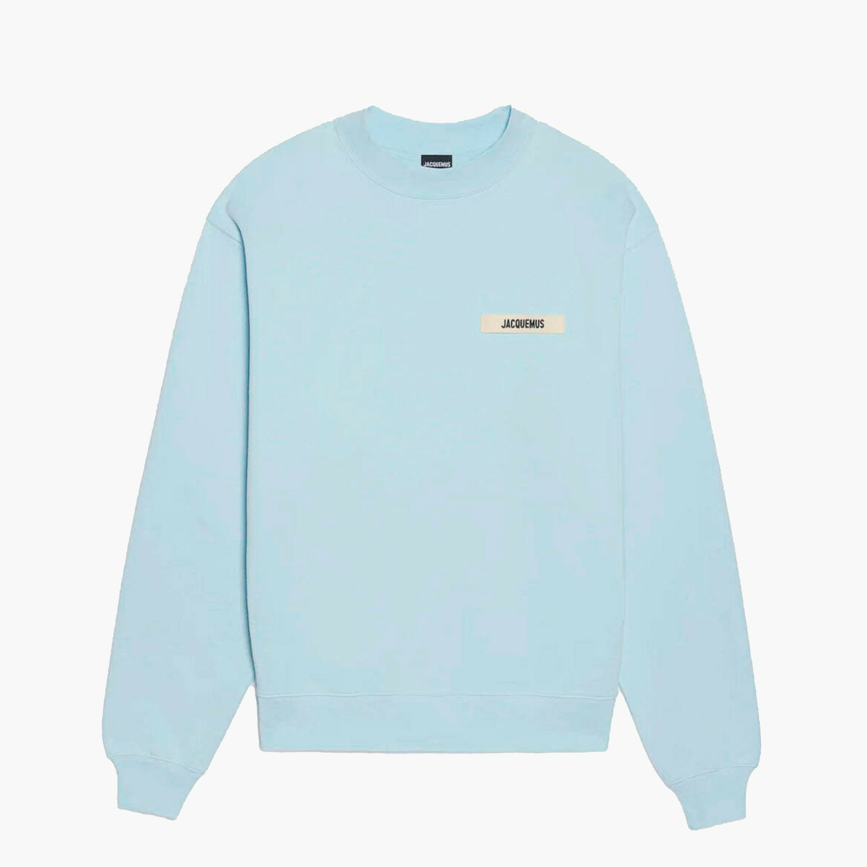 Jacquemus Pull Gros Grain Bleu Clair