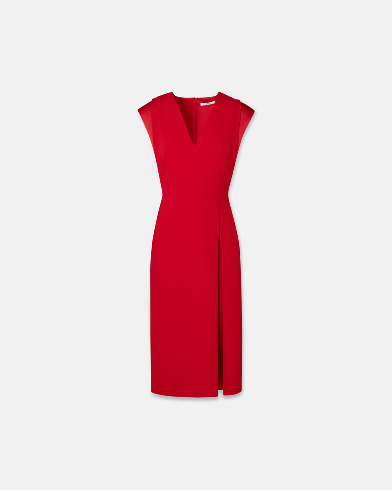 Robe Roussel Rouge en Polyester