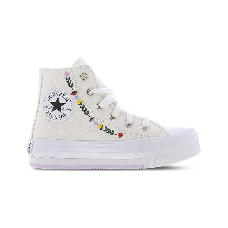 Chuck Taylor All Star Eva Lift Hi Vintage White/White