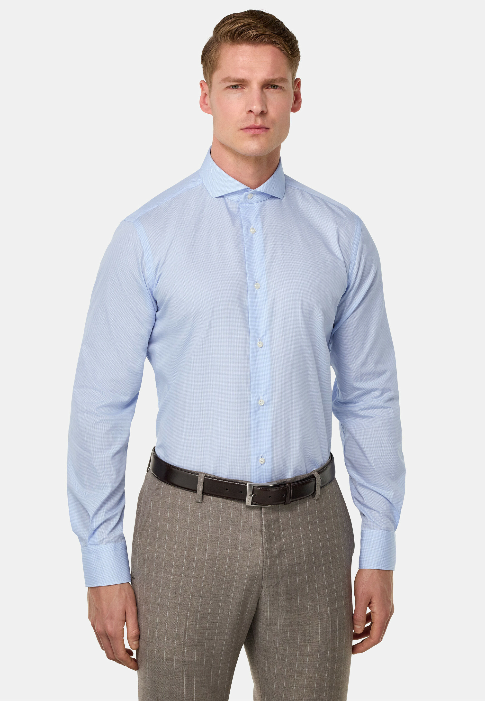 Chemise en Sergé De Coton Regular Fit