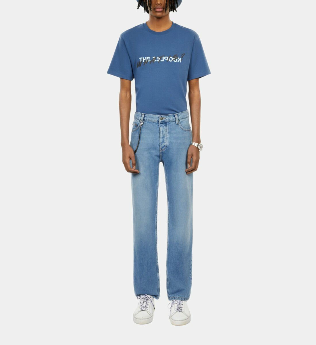 Jean Straight Bleu Homme