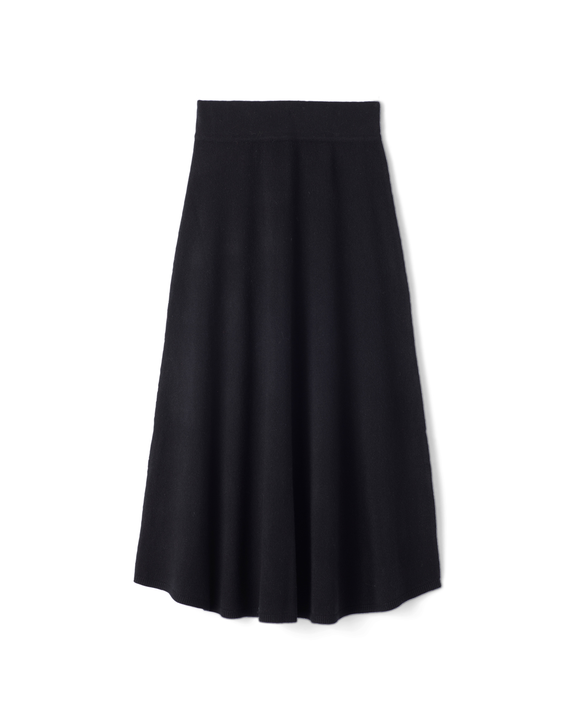 Jupe longue évasée - Femme - NOIR