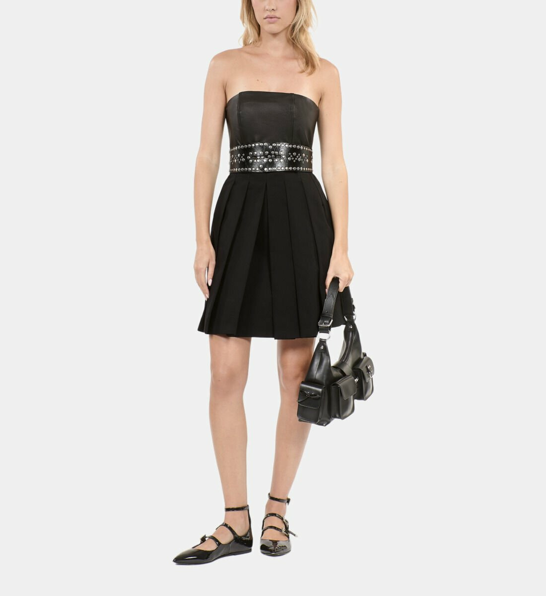 Robe Bustier Courte Noire Femme