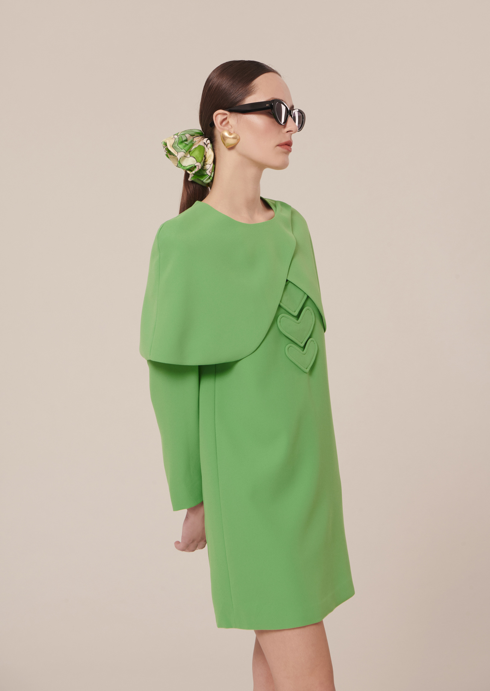 Cape Valentina-Vert en Polyester