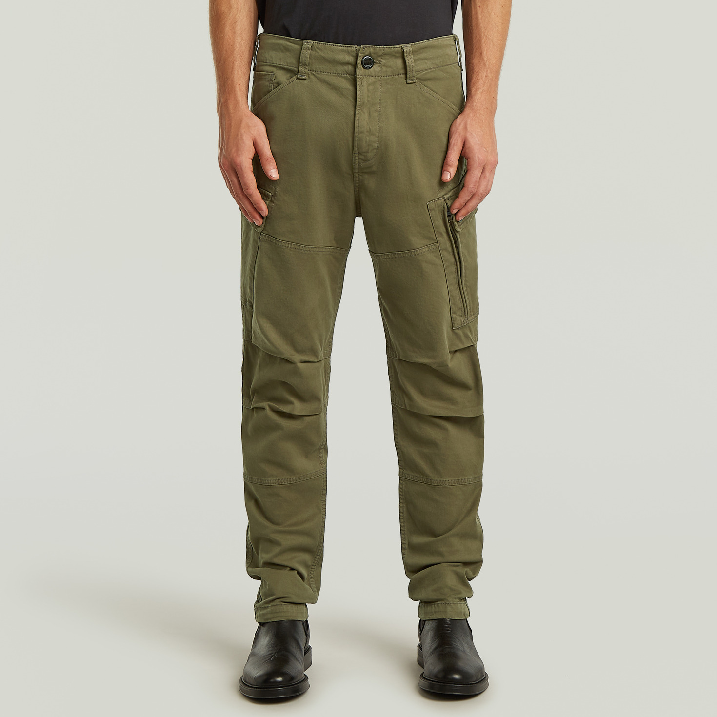 Pantalon Roxic Zip Straight Tapered