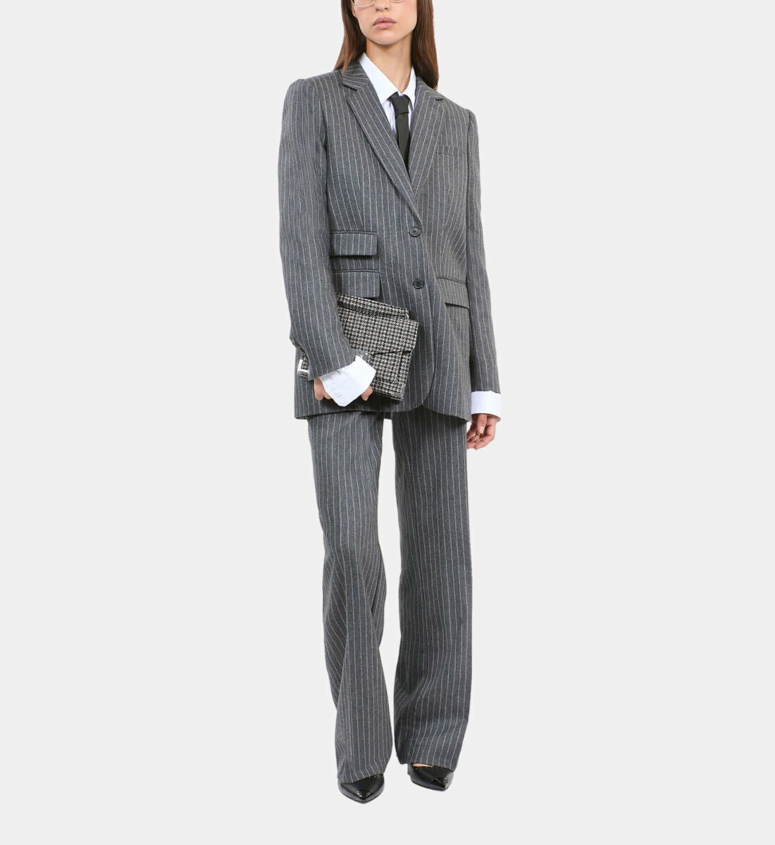 Veste Tailleur À Rayures Femme