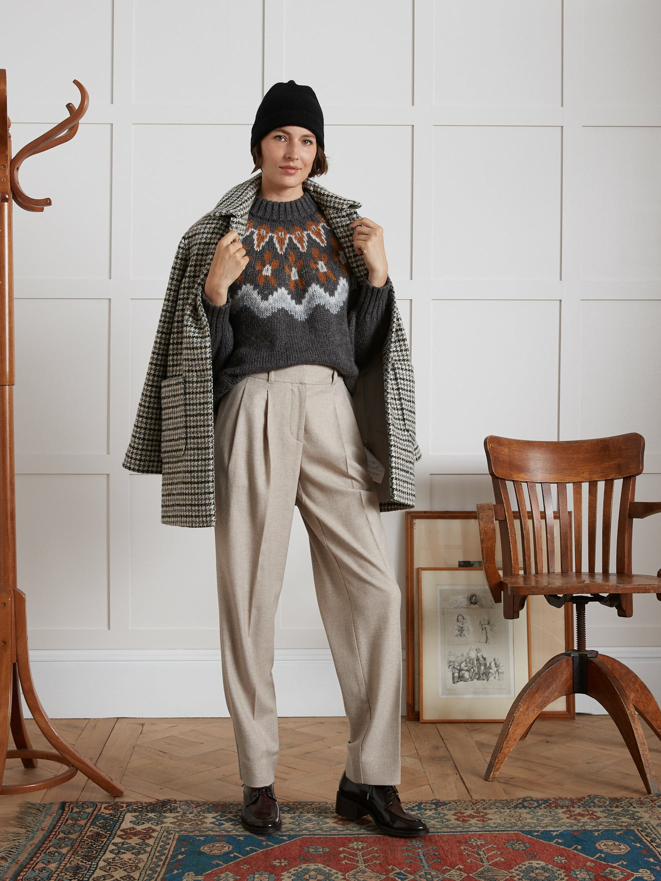 JACQUARD MOHAIR