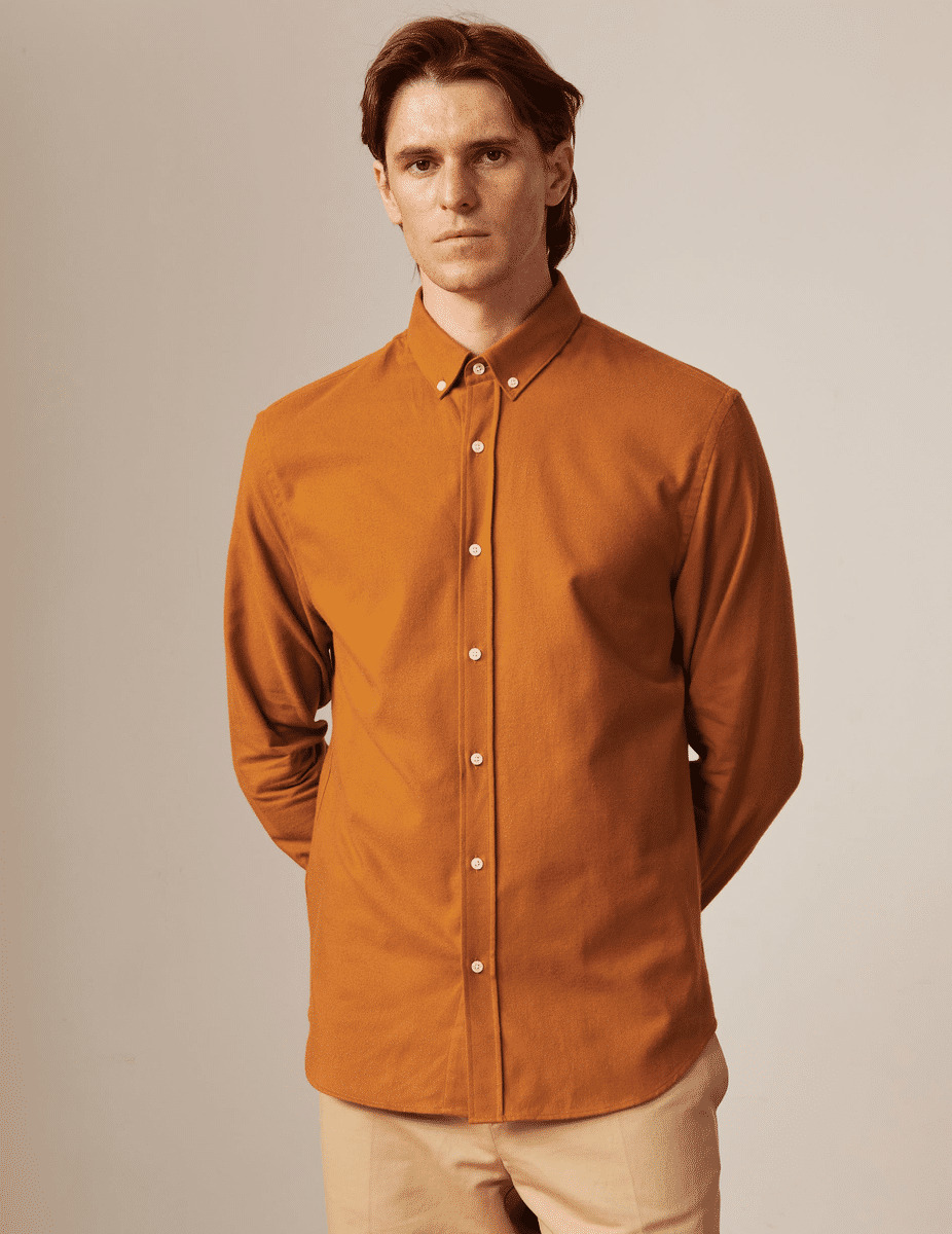 Chemise gaspard camel