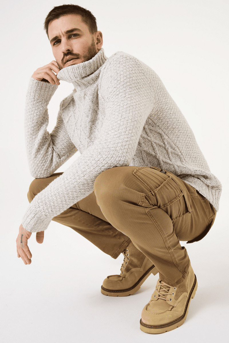 Men Pants Brown