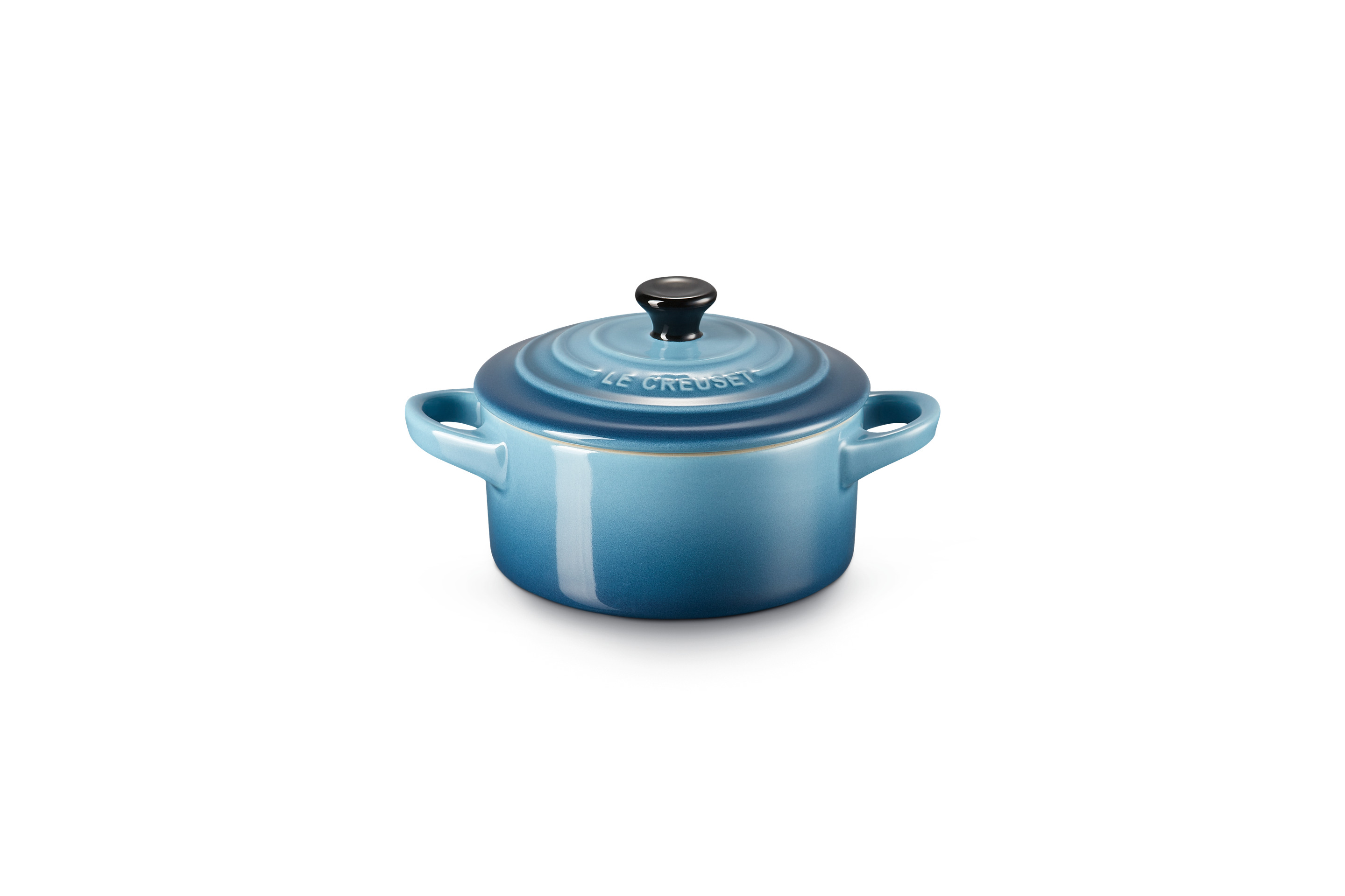 Mini cocotte 10cm en céramique bleu marine