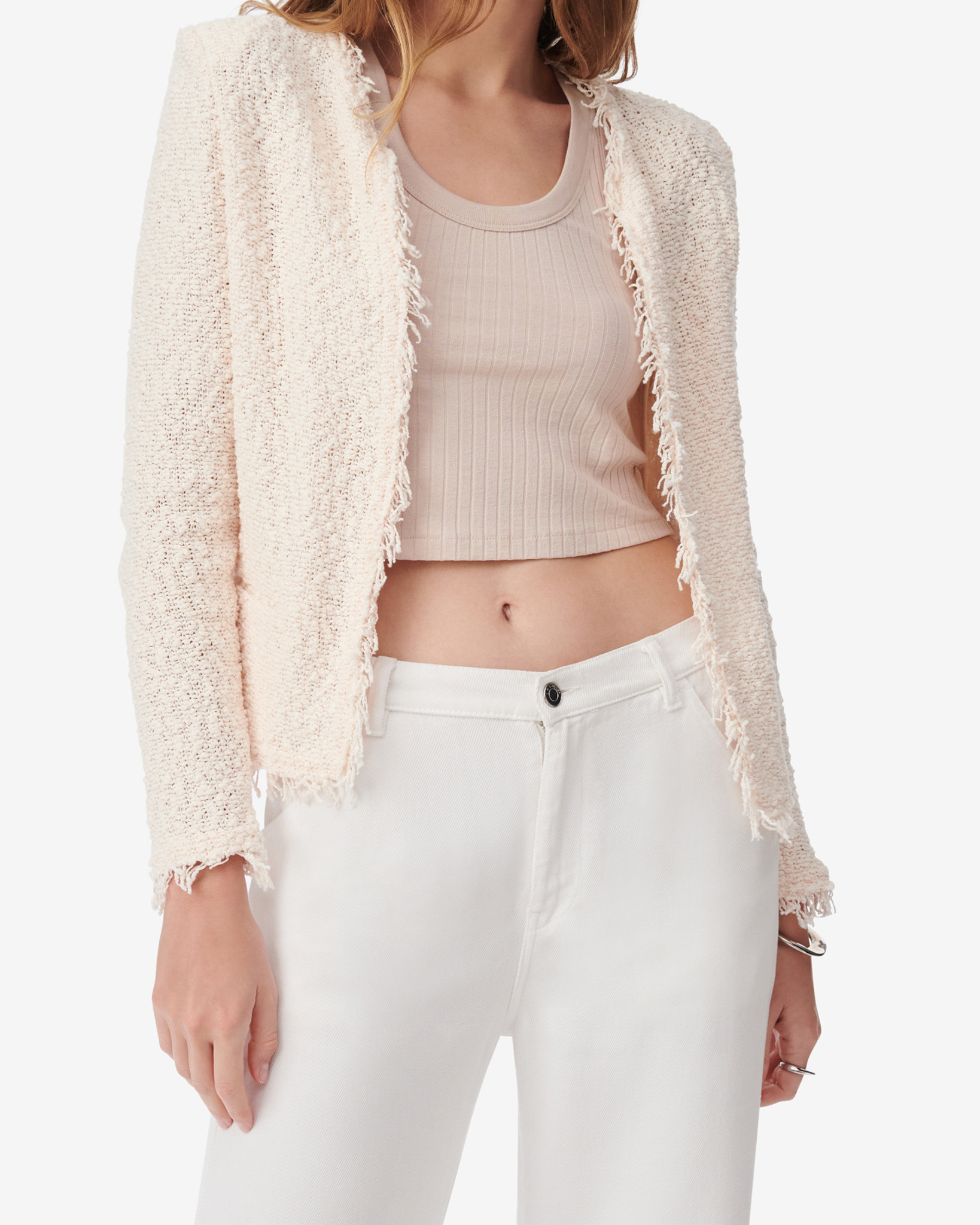 Veste Classique À Franges Shavani