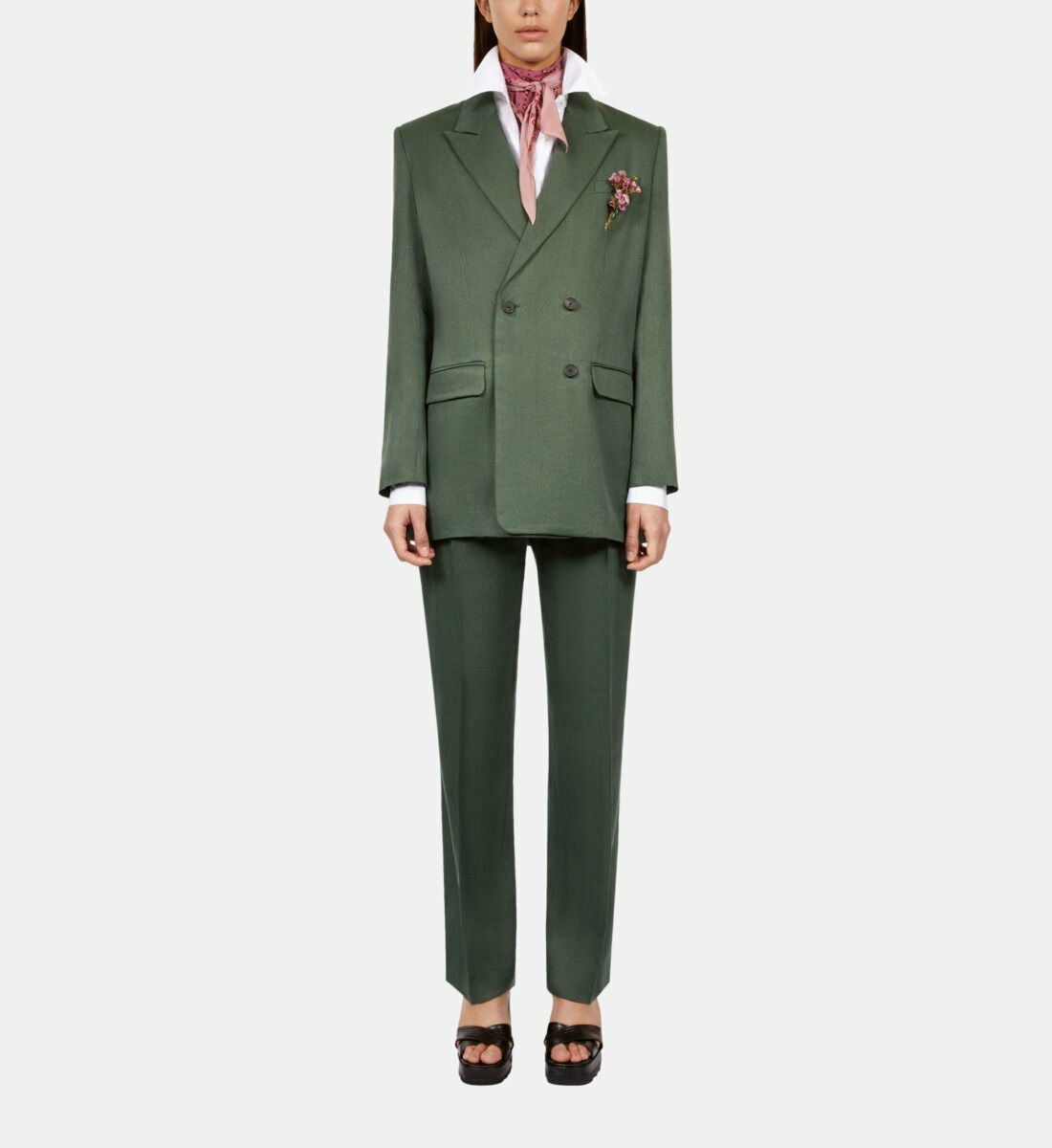 Veste Tailleur Verte Femme